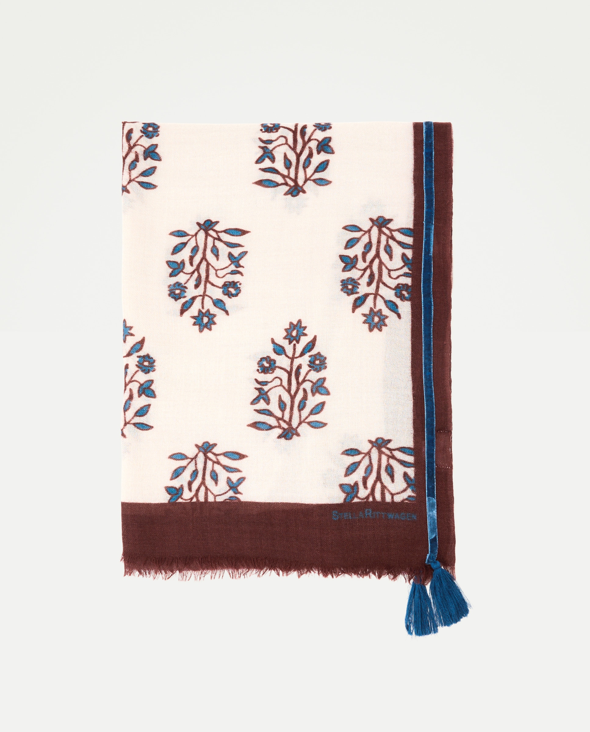 Pañuelo estampado - Stella Rittwagen - 120 Crudo 120 Crudo-2