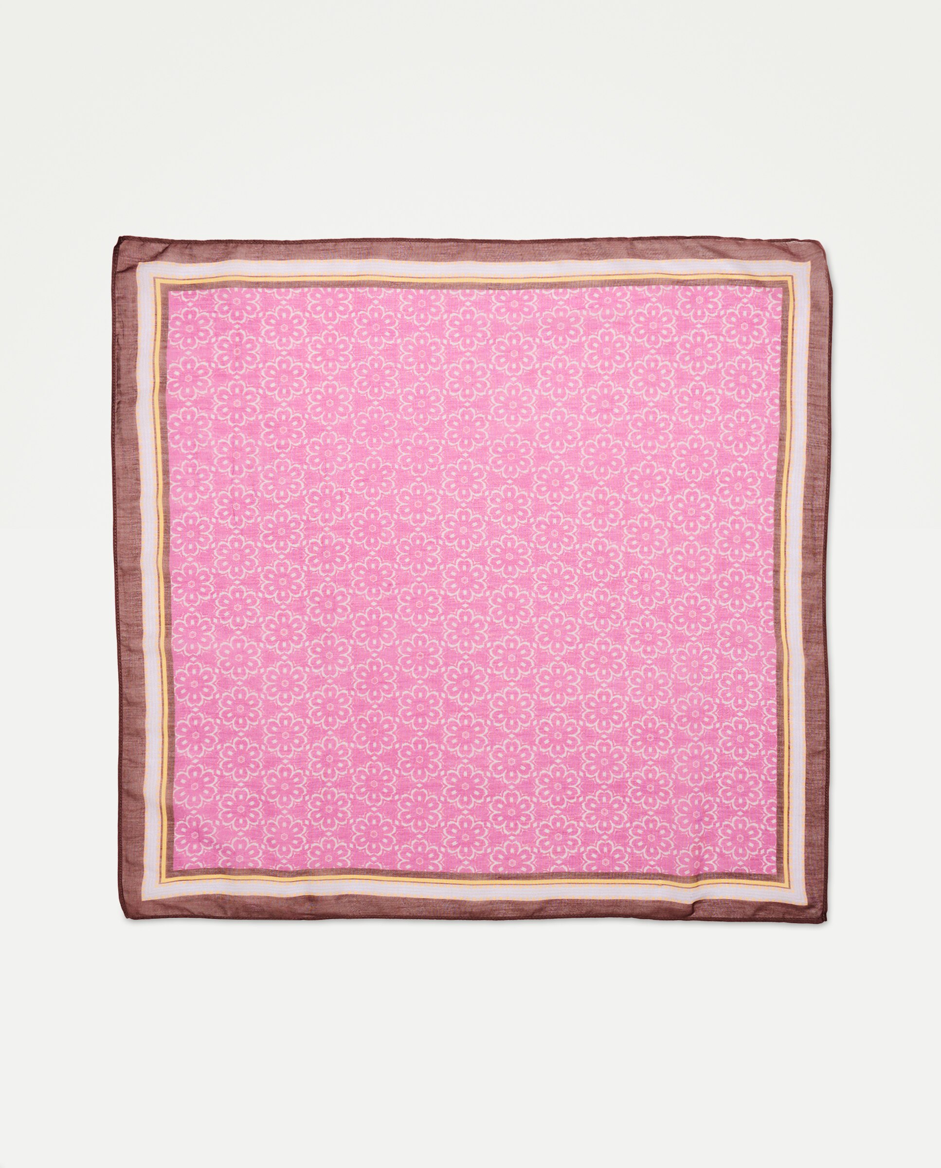 Lenço Estampado 65x65 291 Beringela-2
