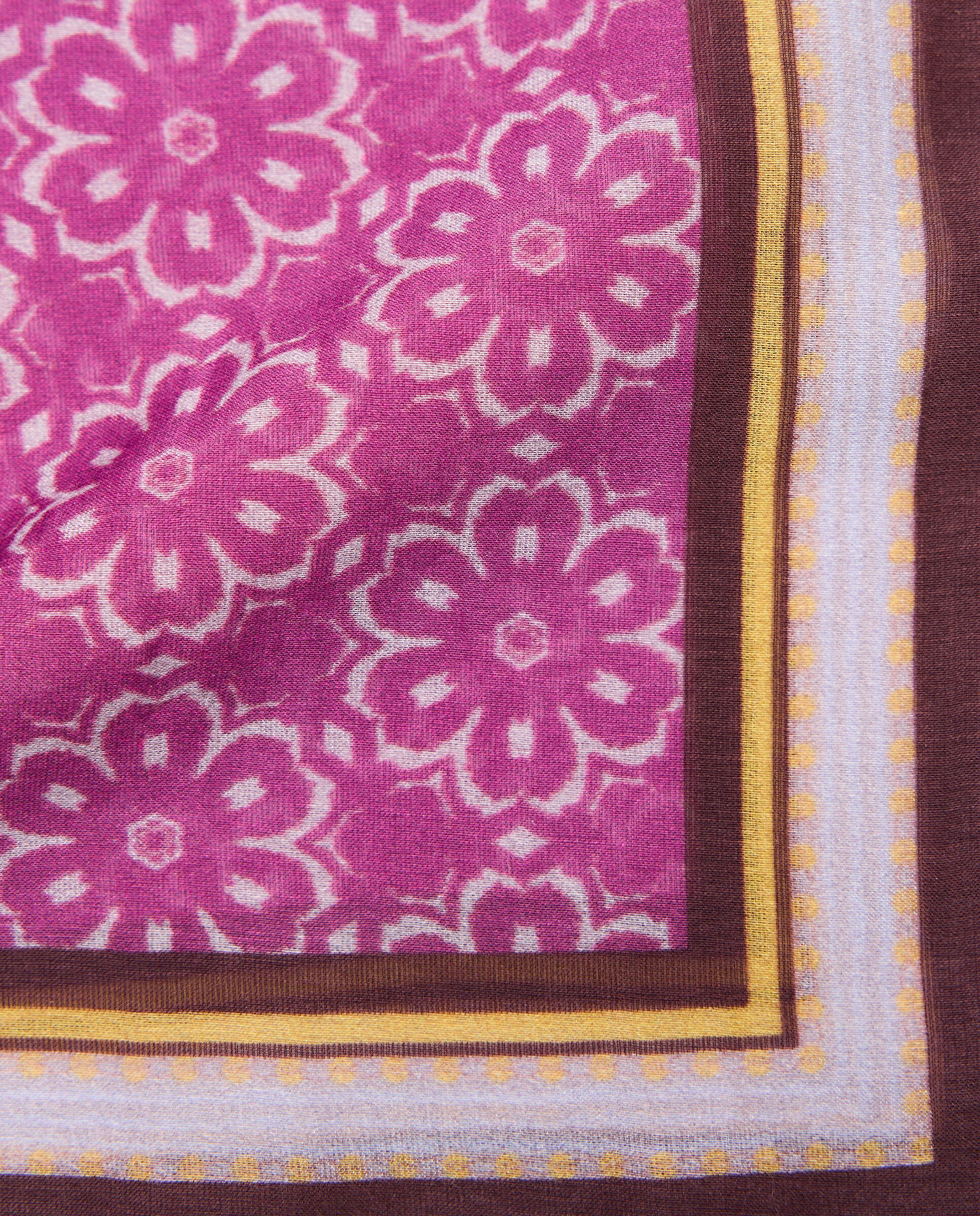 Lenço Estampado 65x65 291 Beringela-4
