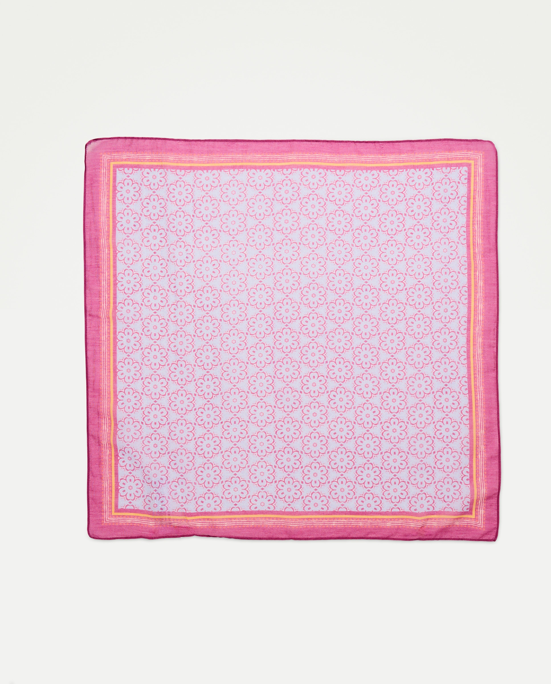 Lenço Estampado 65x65 282 Malva-2