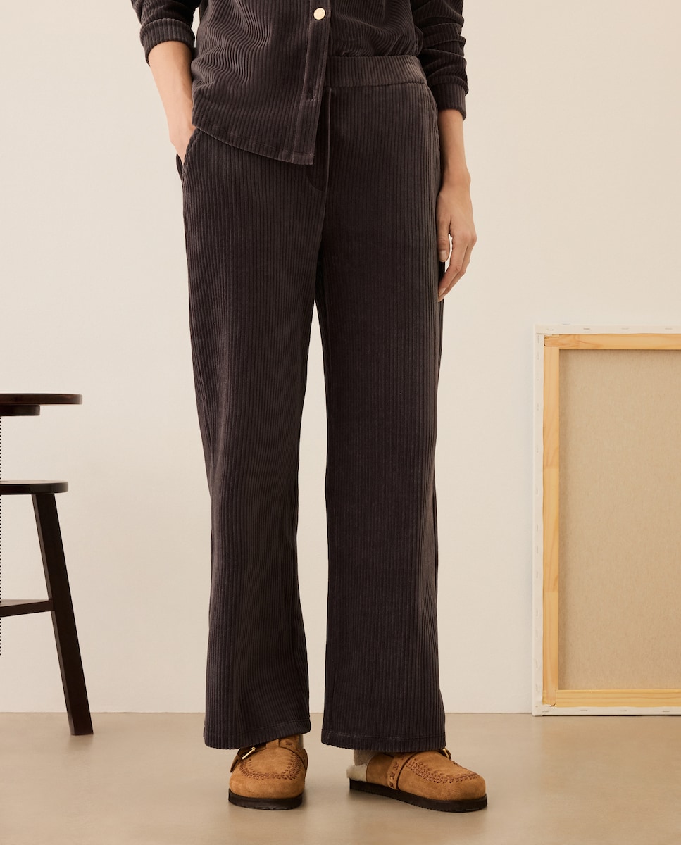 Calças Casual 830 Antracite-2