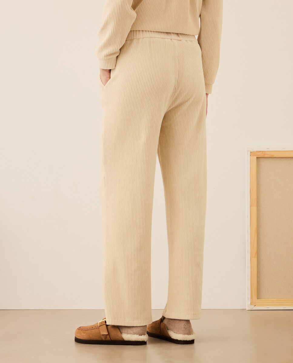 Calças Casual 120 Cru-3