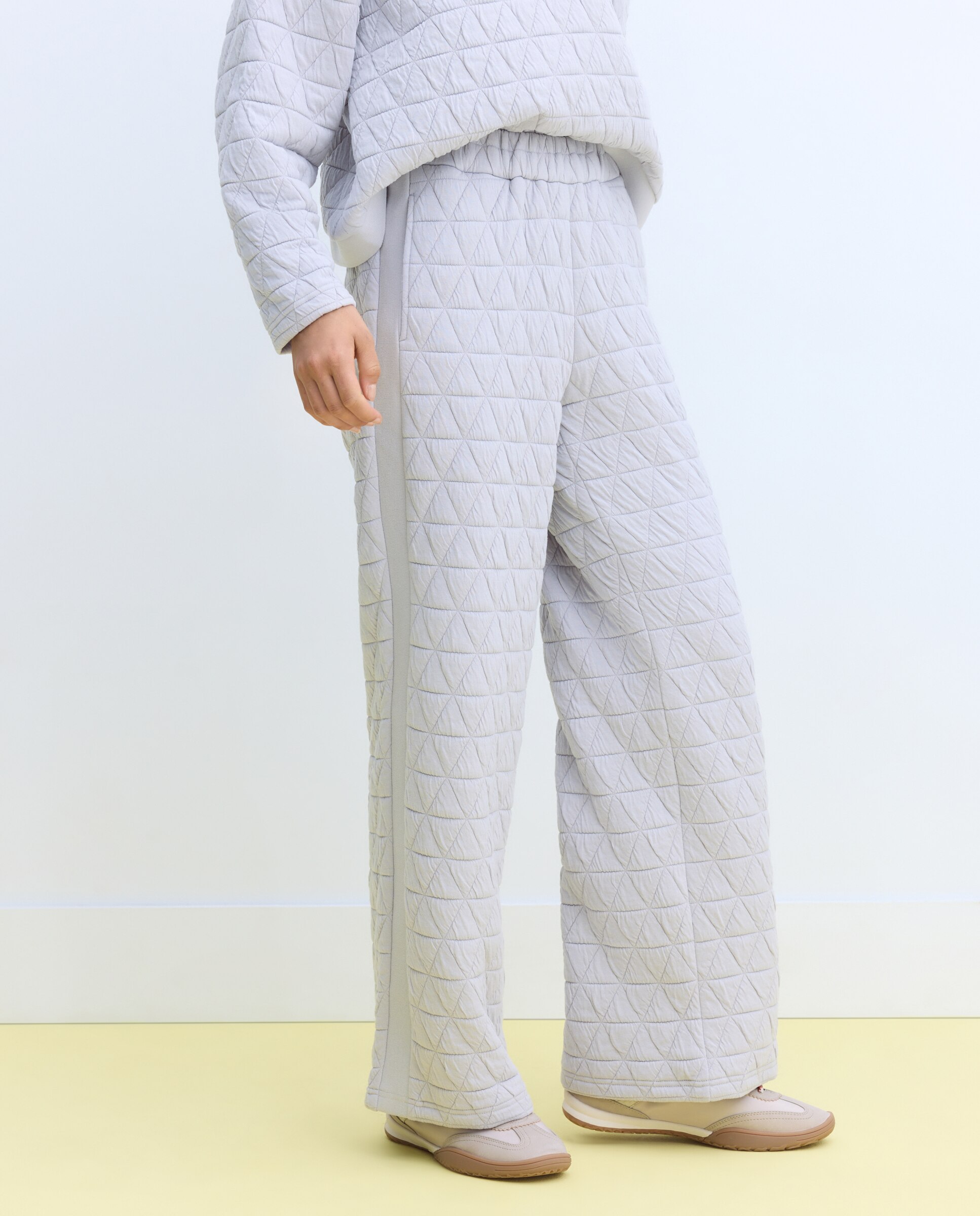 Pantalón acolchado - Stella Rittwagen - Gris claro Gris claro-2
