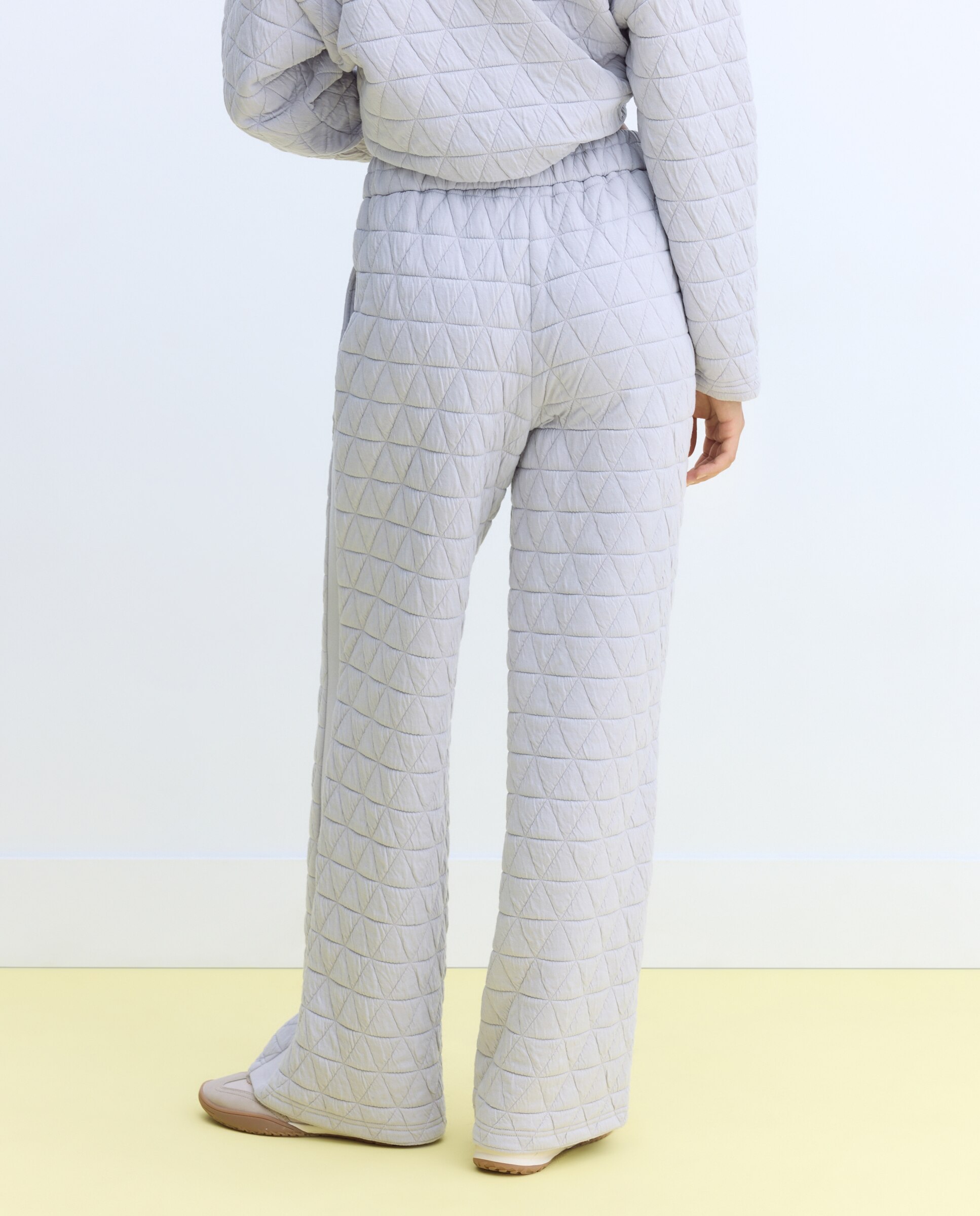 Pantalón acolchado - Stella Rittwagen - Gris claro Gris claro-3