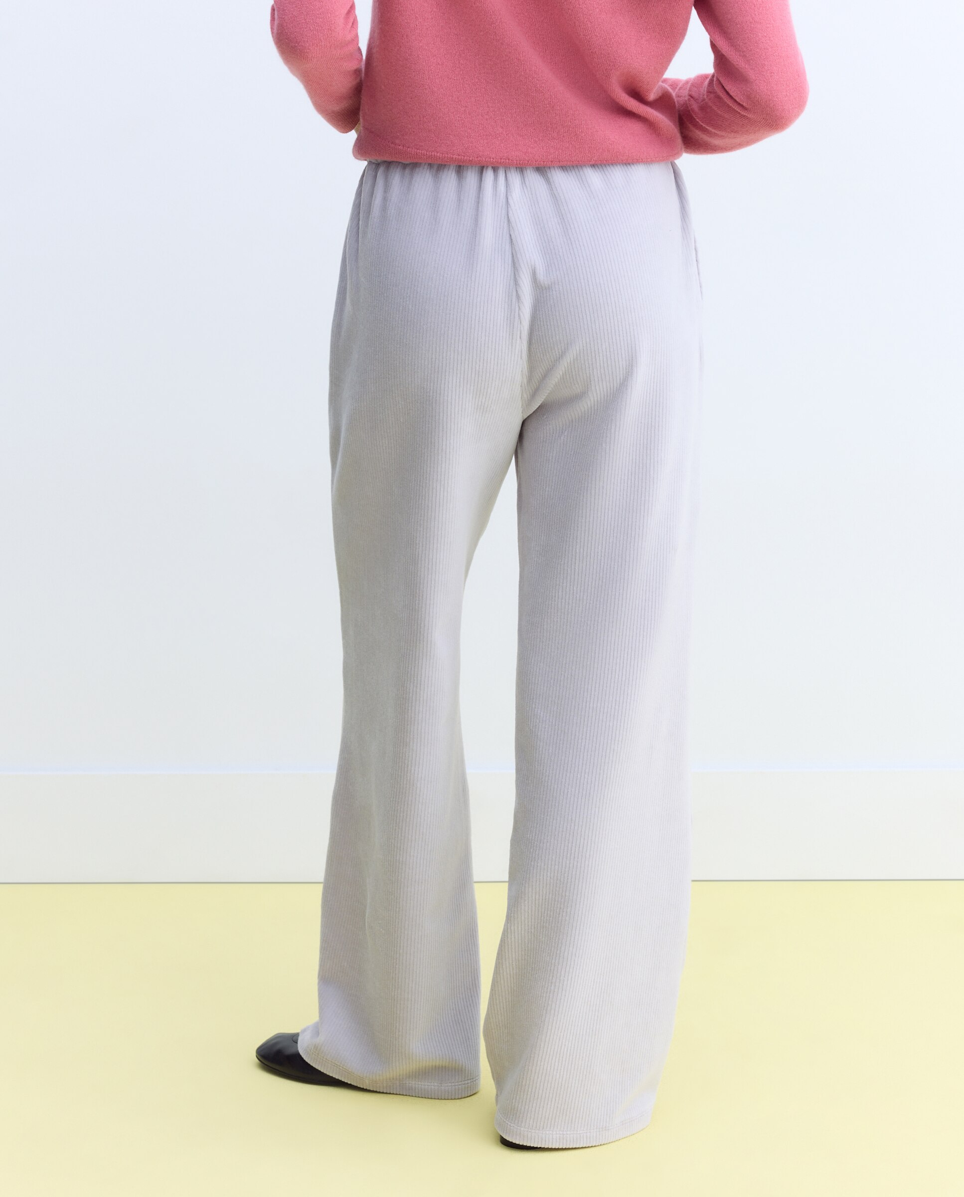 Pantalón pana - Stella Rittwagen - Gris claro Gris claro-3