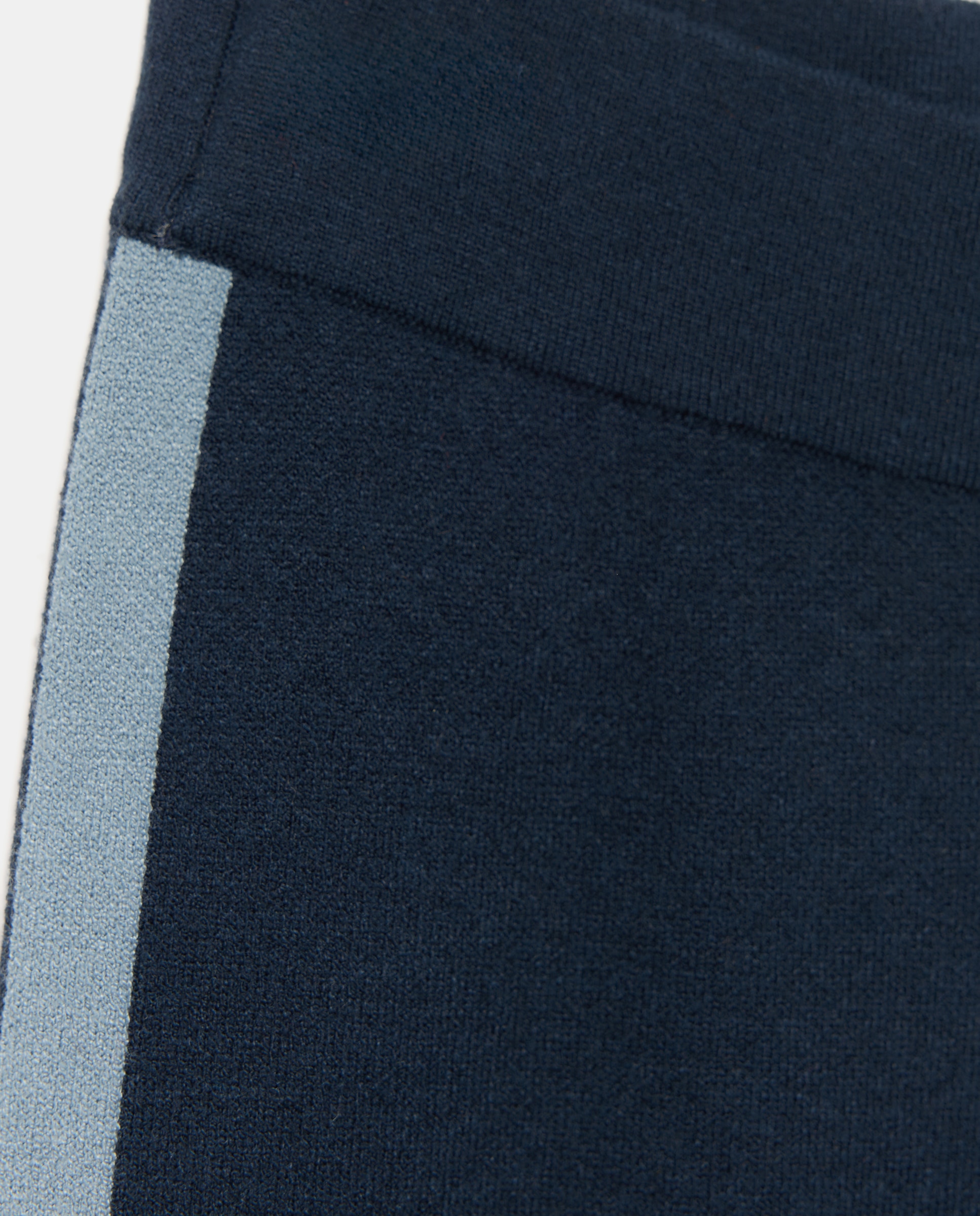 Pantalón de mujer con jacquard - Stella Rittwagen - 430 Azul oscuro 430 Azul oscuro-5