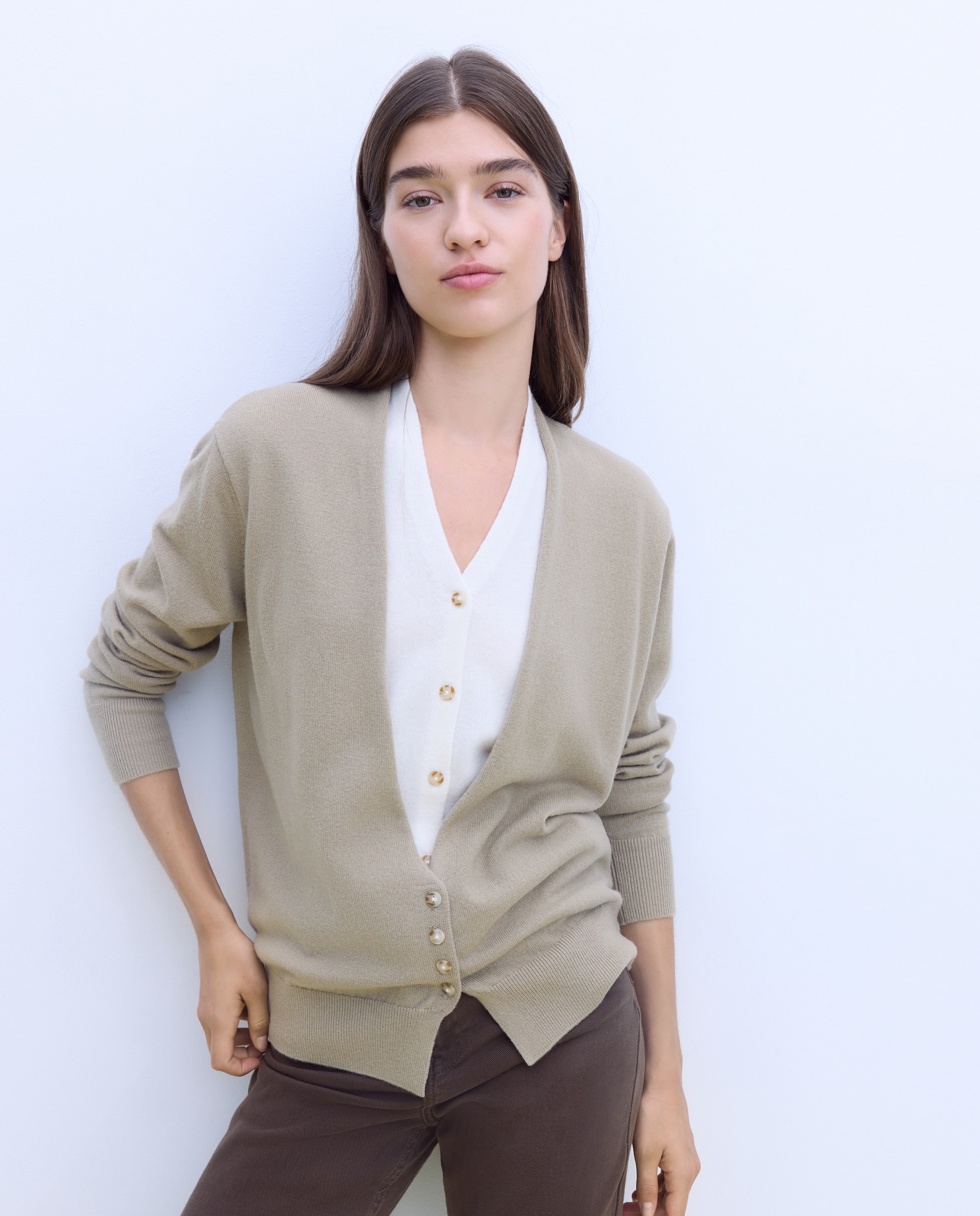 Imagen 1 de Chaqueta doble punto Verde