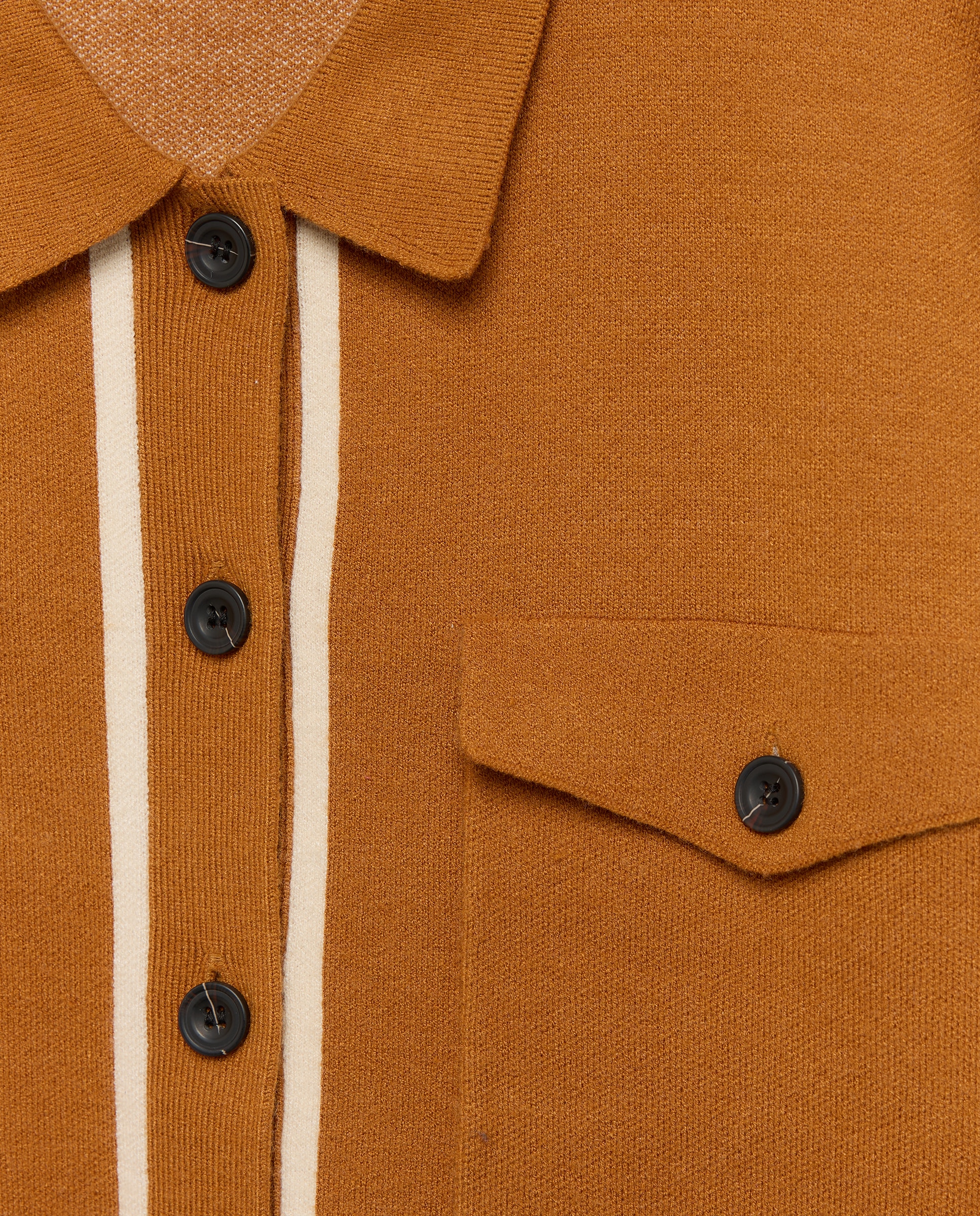 Chaqueta de punto de mujer con jacquard - Stella Rittwagen - 730 Camel 730 Camel-6