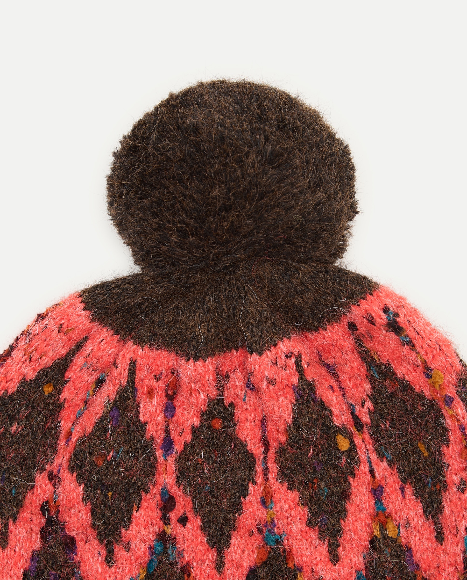Gorro de Malha com Fantasia Castanho-2