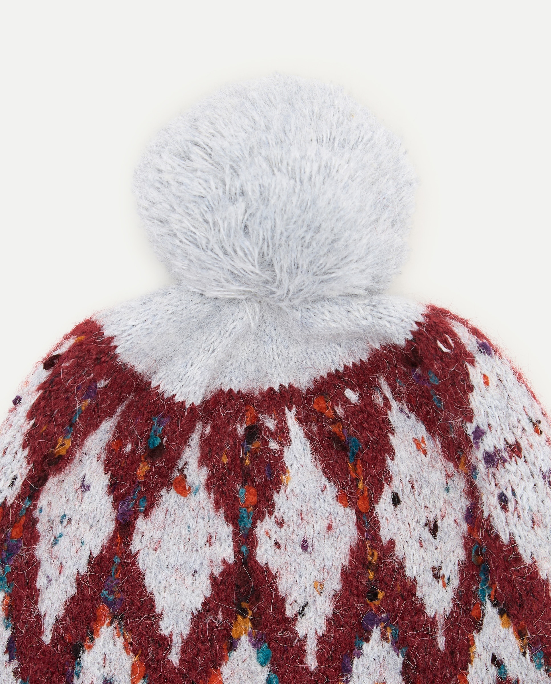 Gorro de Malha com Fantasia Cinzento-claro-2