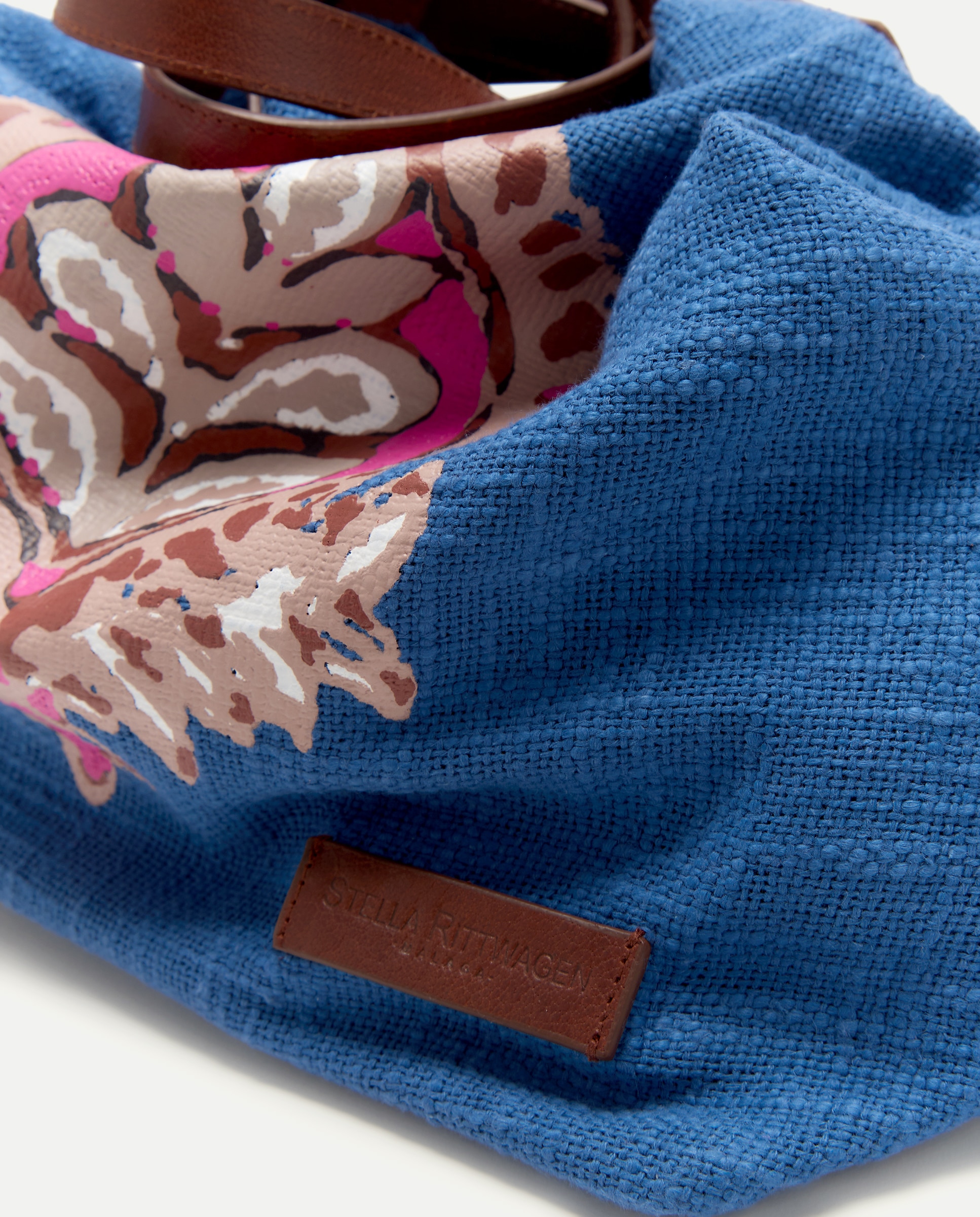 Mala Shopper Estampada 400 Azul-5