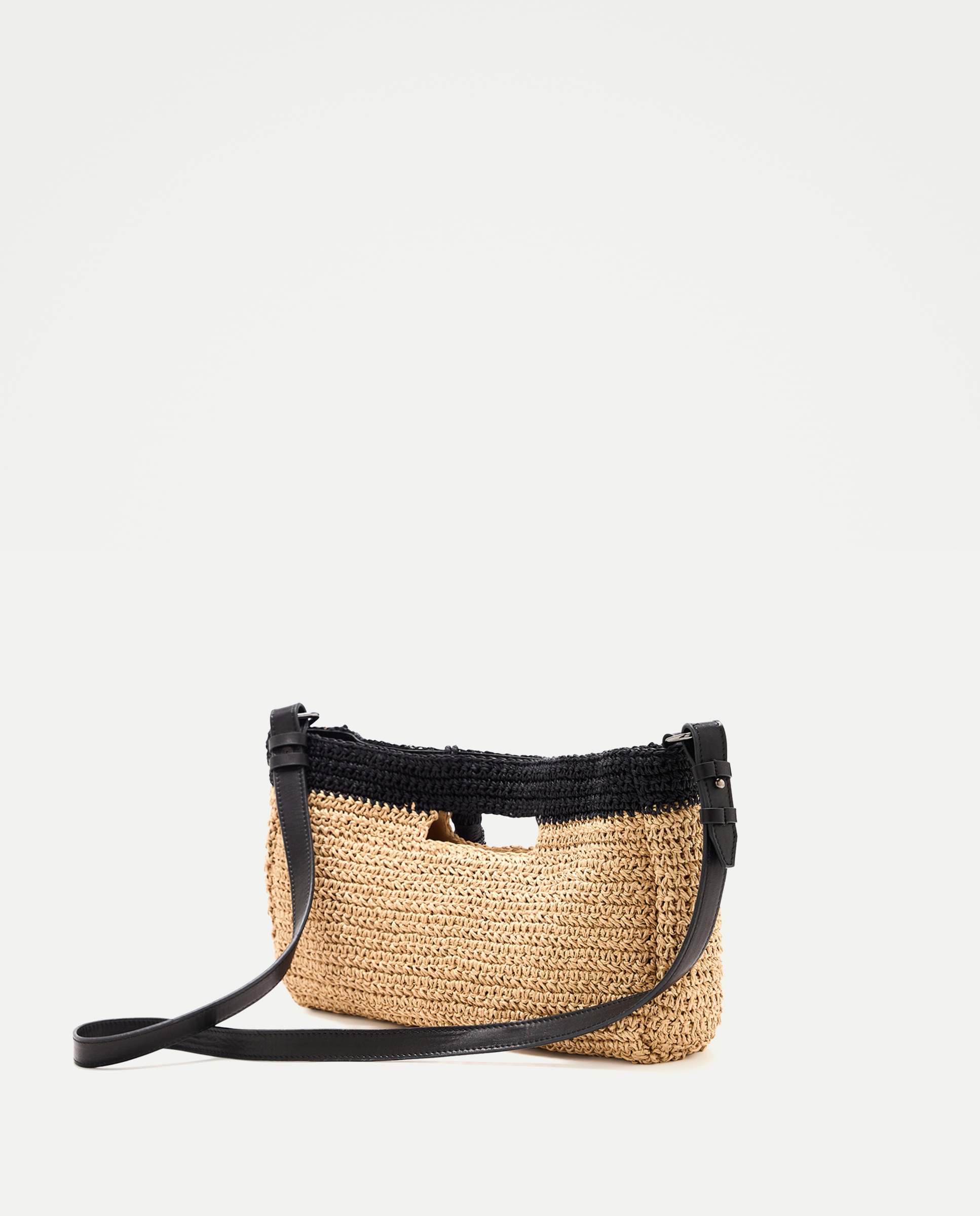 Mala Pouch com Detalhe em Contraste 120 Cru-2