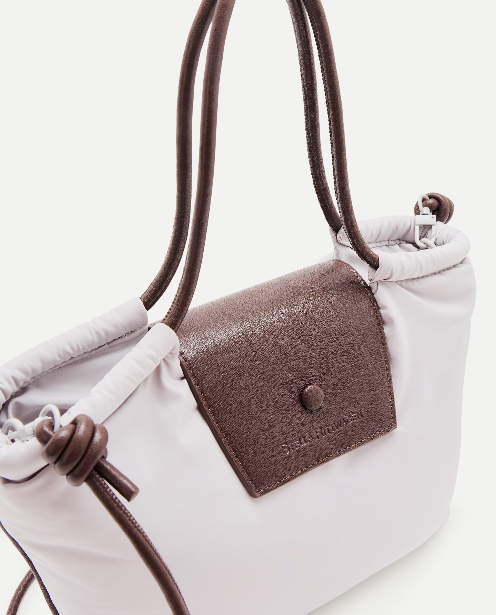Bolso grande nylon - Stella Rittwagen - Gris claro Gris claro-3