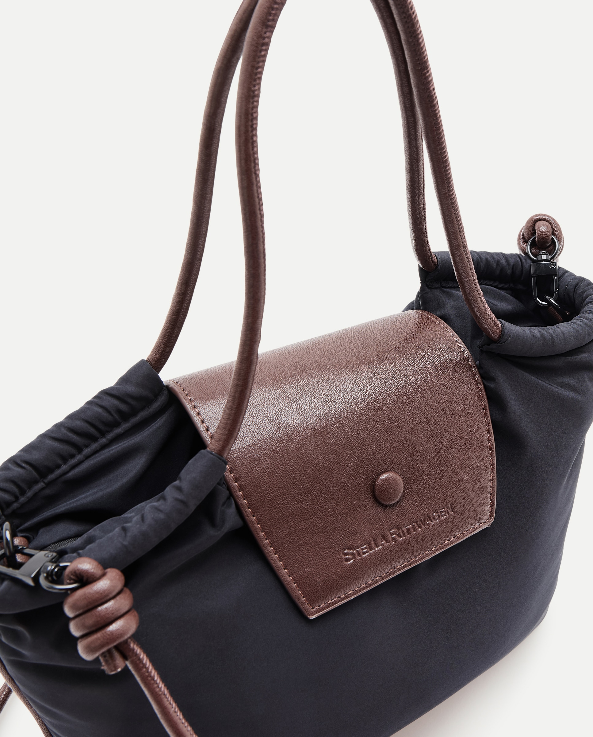 Bolso grande nylon - Stella Rittwagen - Negro Negro-3