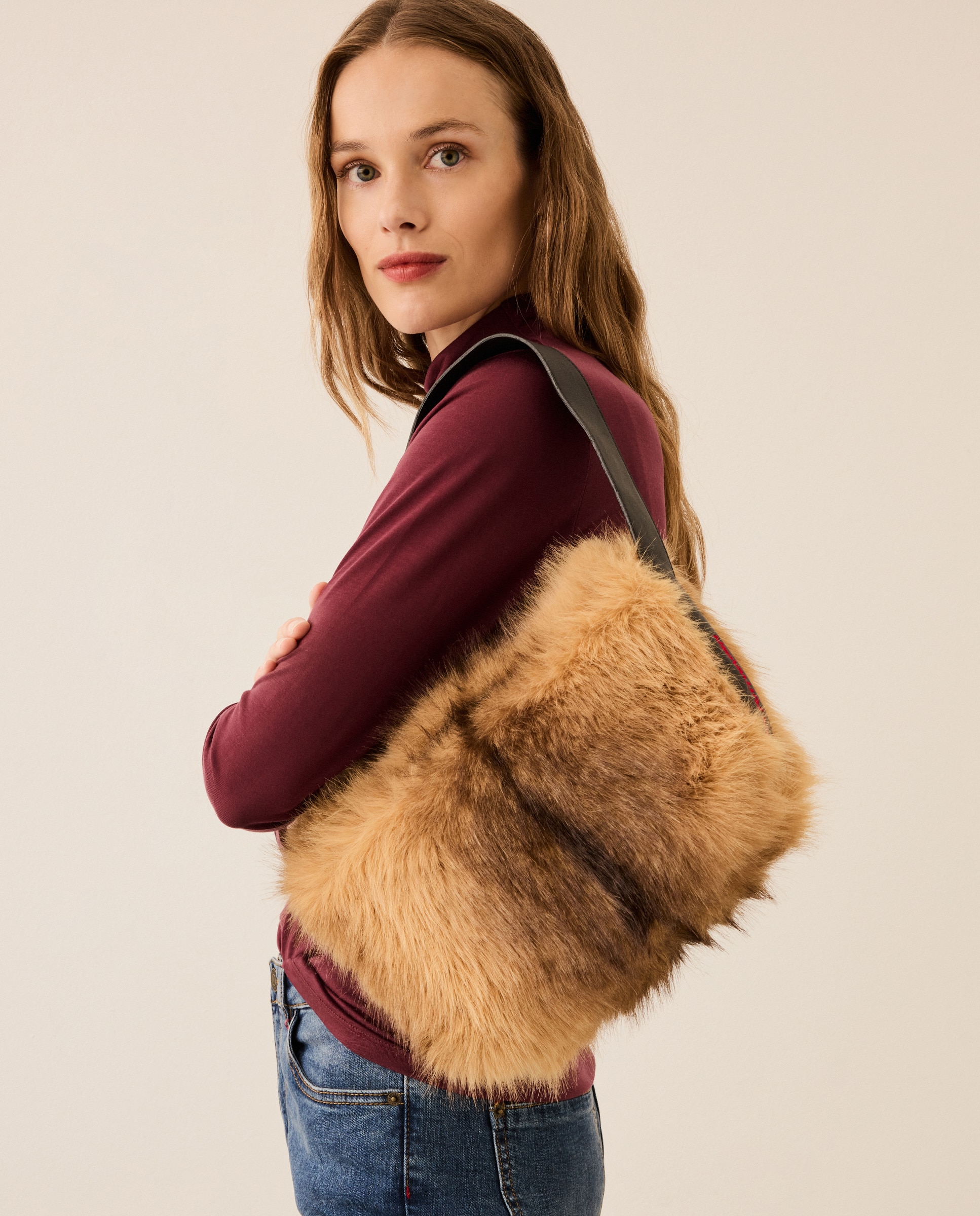 Mala Mini Hobo Lisa 730 Camel-4