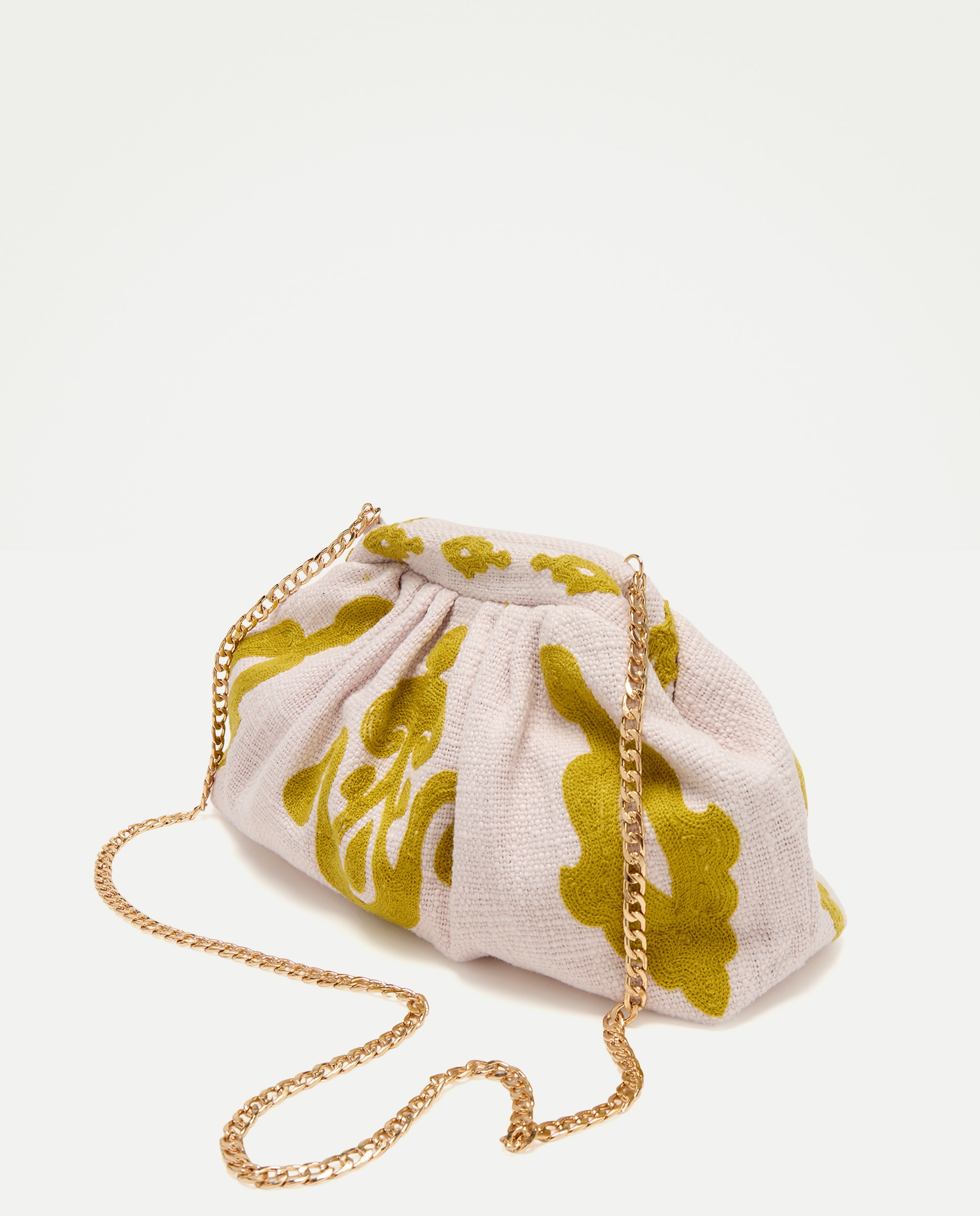 Mala Tipo Pouch de Festa com Trabalho Bordado 283 Lavanda-2