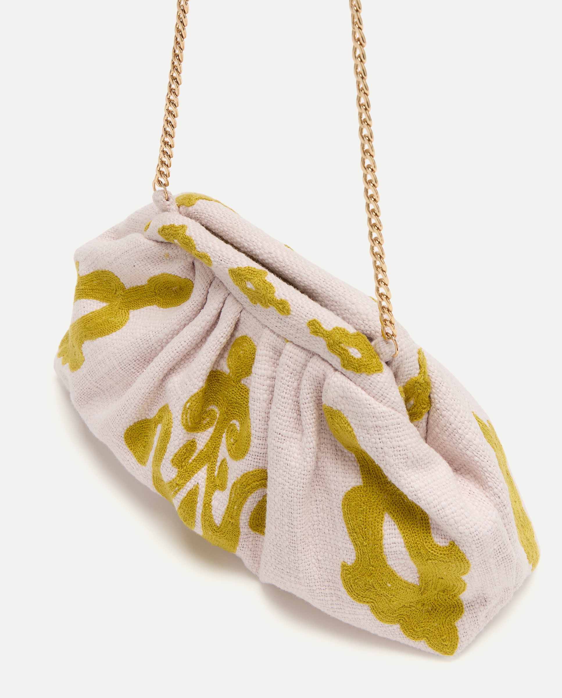 Mala Tipo Pouch de Festa com Trabalho Bordado 283 Lavanda-3