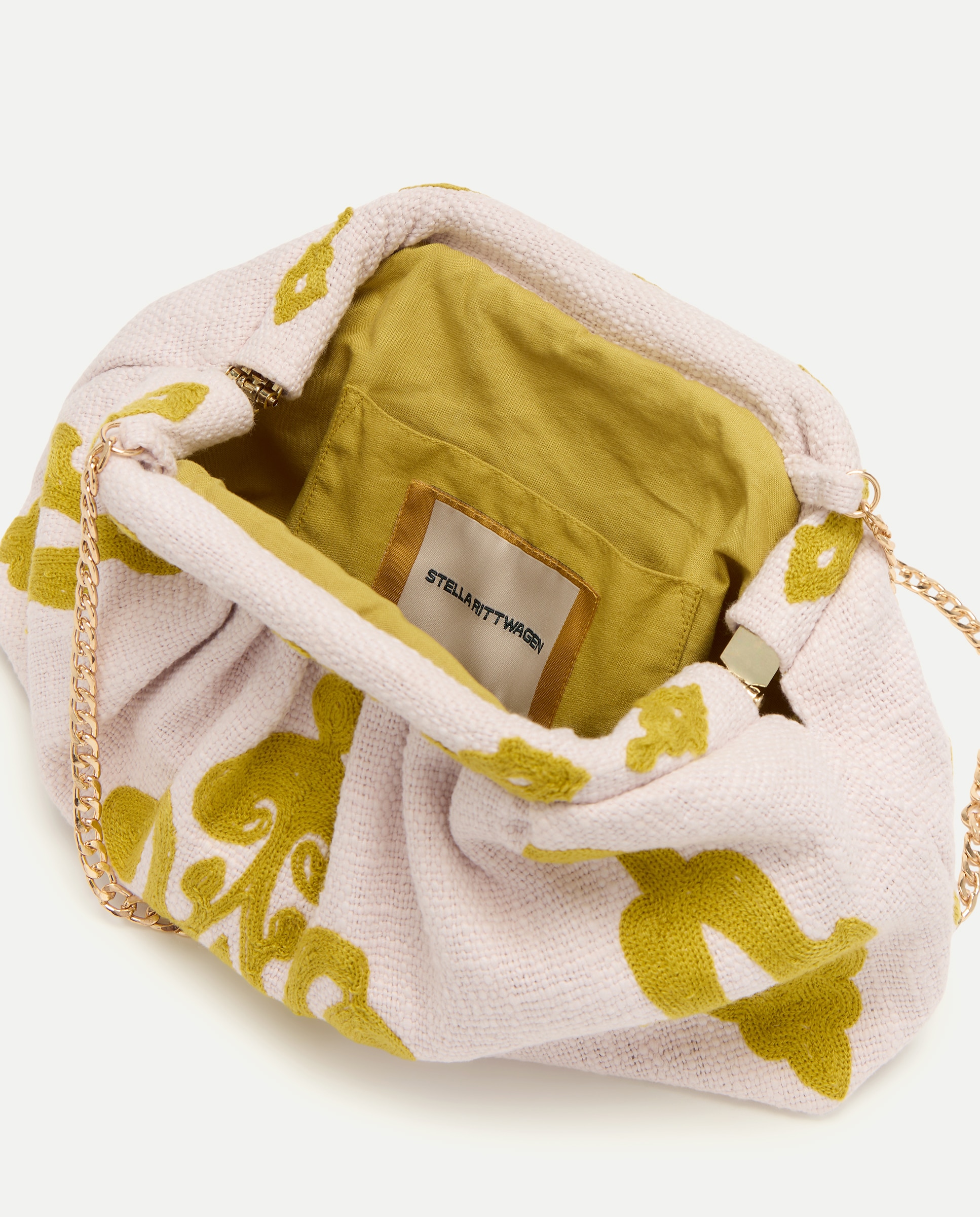 Mala Tipo Pouch de Festa com Trabalho Bordado 283 Lavanda-5