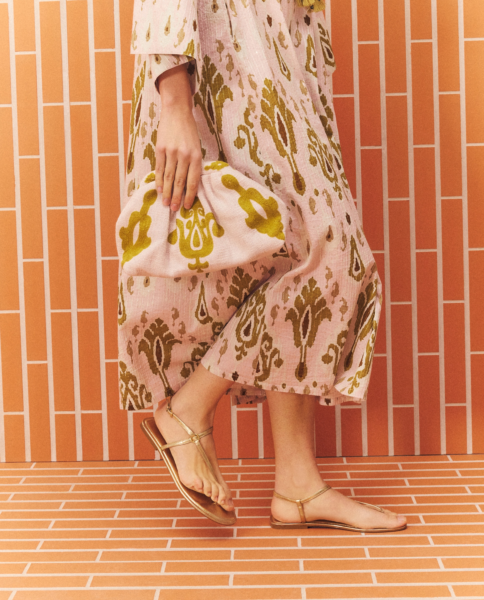 Mala Tipo Pouch de Festa com Trabalho Bordado 283 Lavanda-6