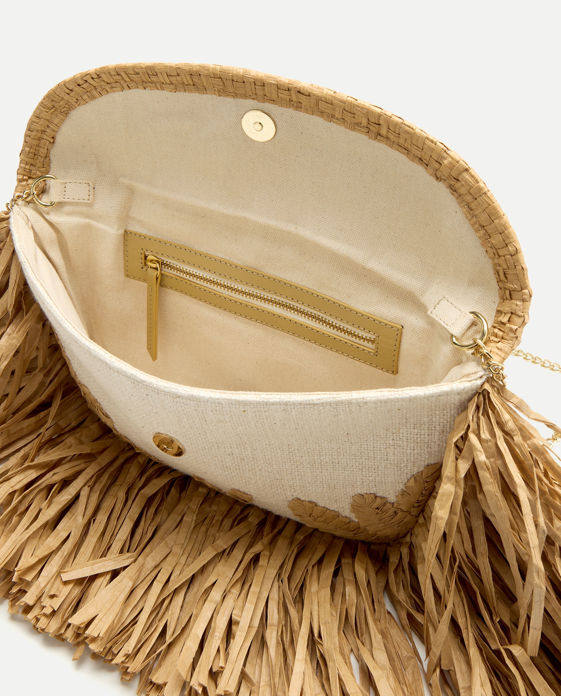 Mala Casual com Adorno Bordado 120 Cru-4