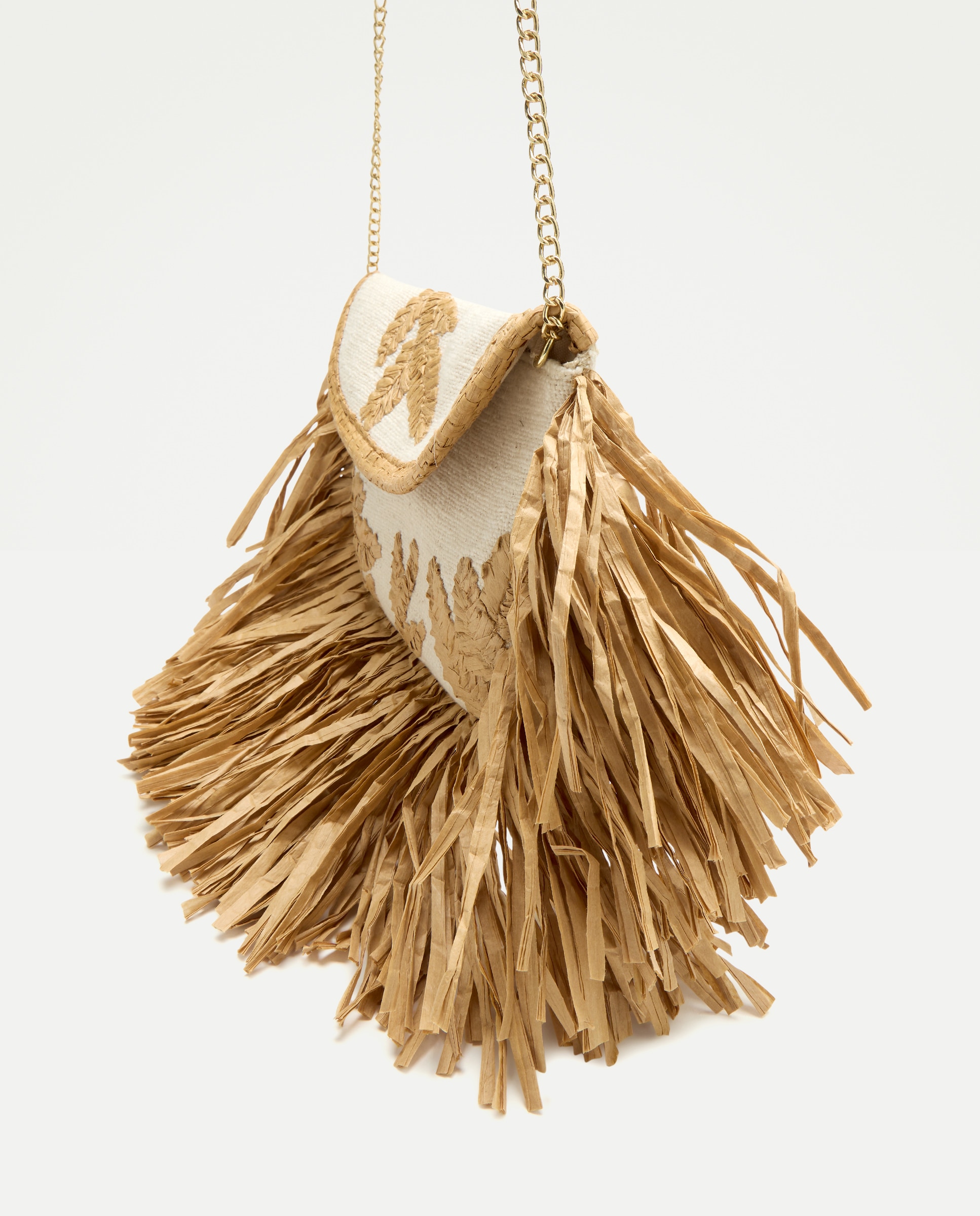 Mala Casual com Adorno Bordado 120 Cru-6