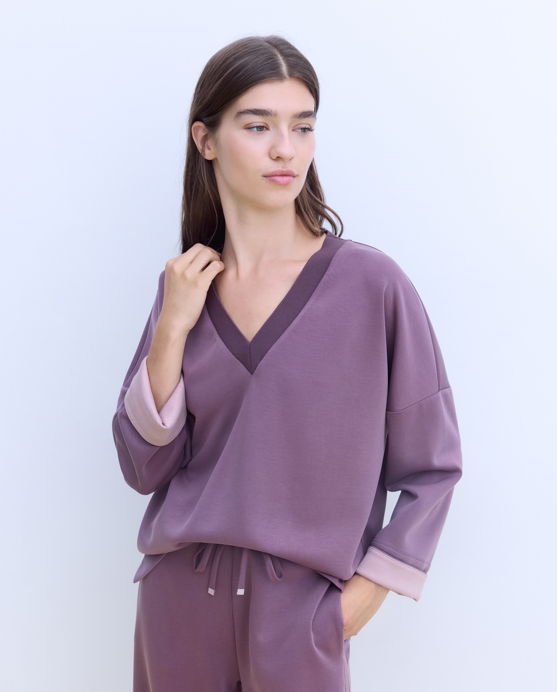 Imagen 1 de Sudadera neopreno de mujer 291 Berenjena