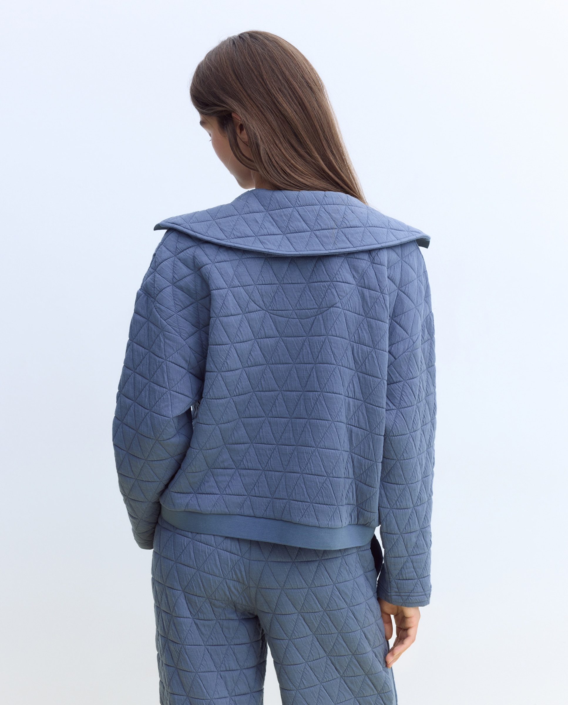 Sweatshirt Acolchoada 400 Azul-3