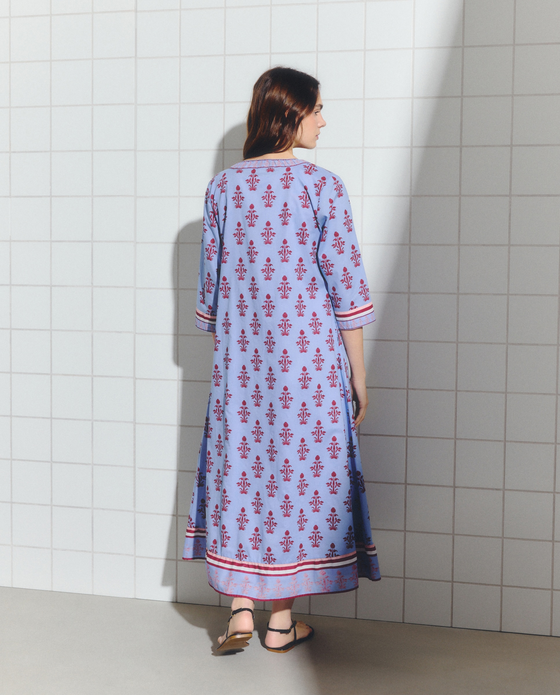 Conjunto de robe e camisa 283 Lavanda-3
