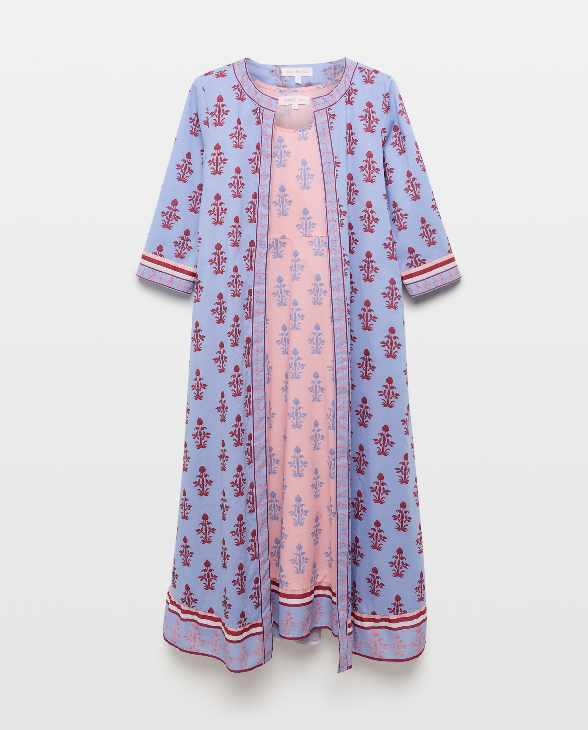 Conjunto de robe e camisa 283 Lavanda-4
