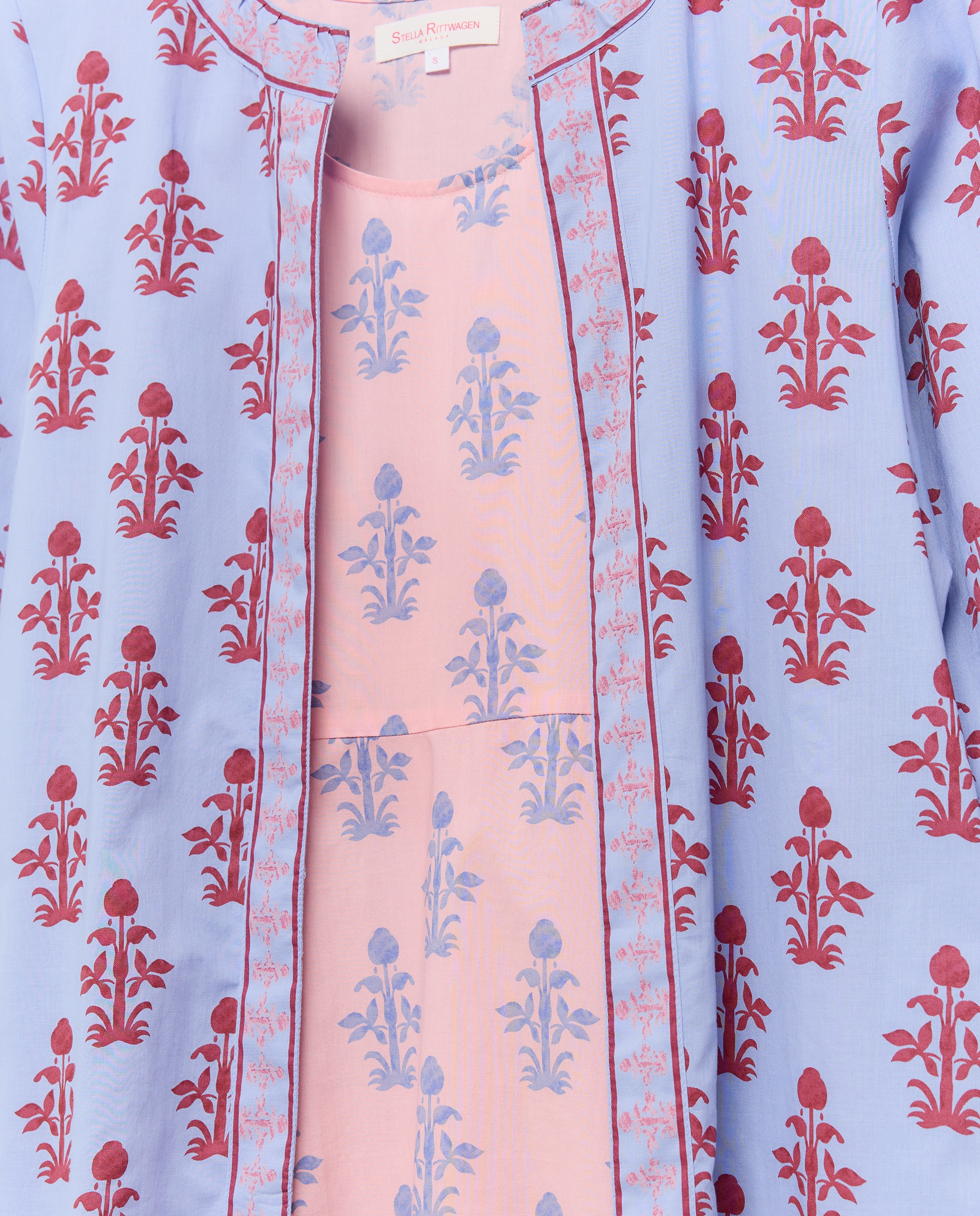 Conjunto de robe e camisa 283 Lavanda-5