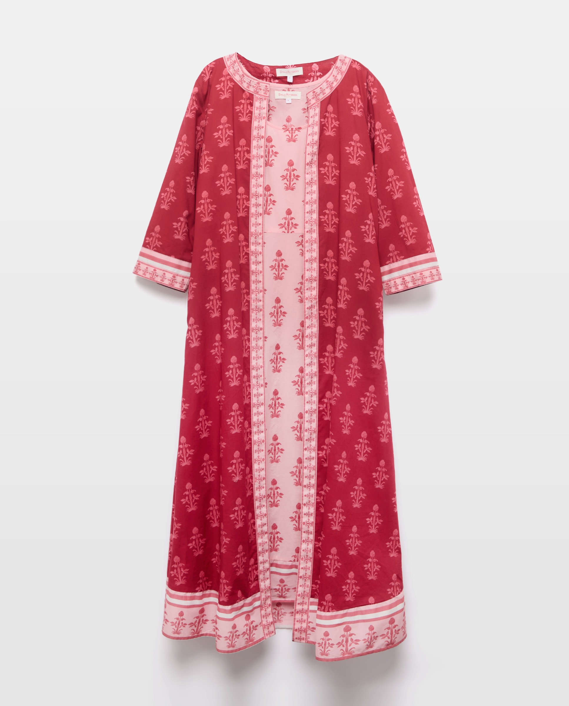 Conjunto de robe e camisa 230 Rosa Escuro-5