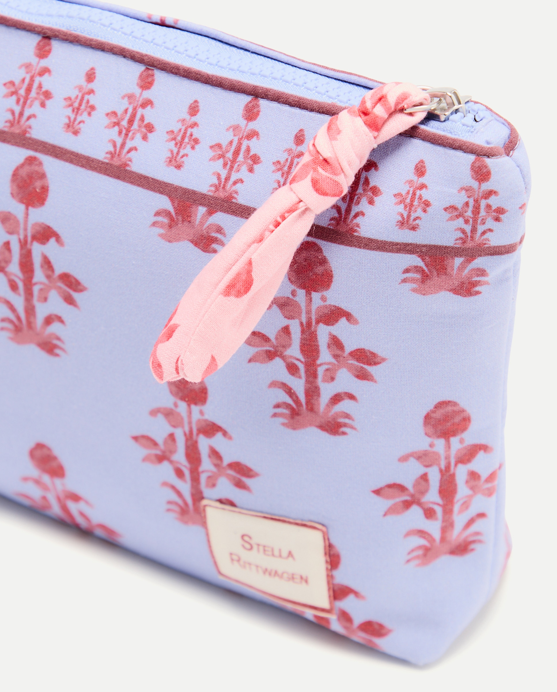 Nécessaire com Estampado de Rebordo Decorativo 283 Lavanda-4