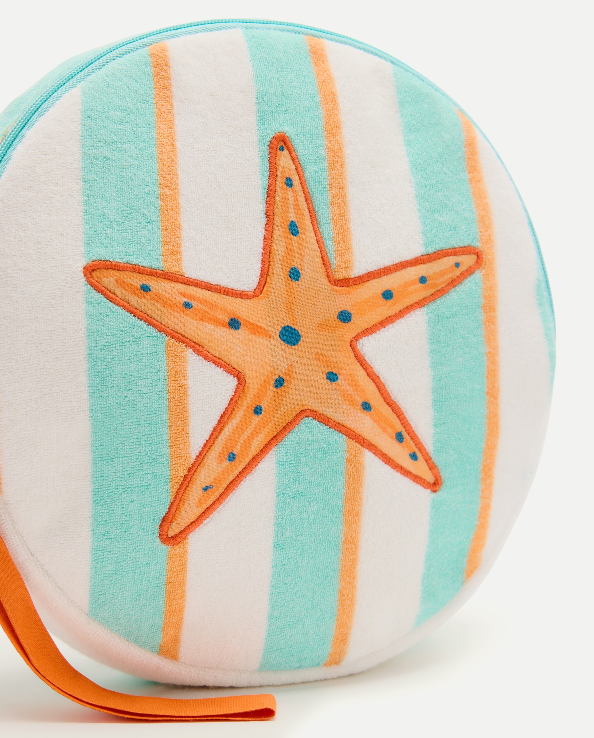 Nécessaire Redondo com Estampado de Estrelas e Riscas Sabão-4