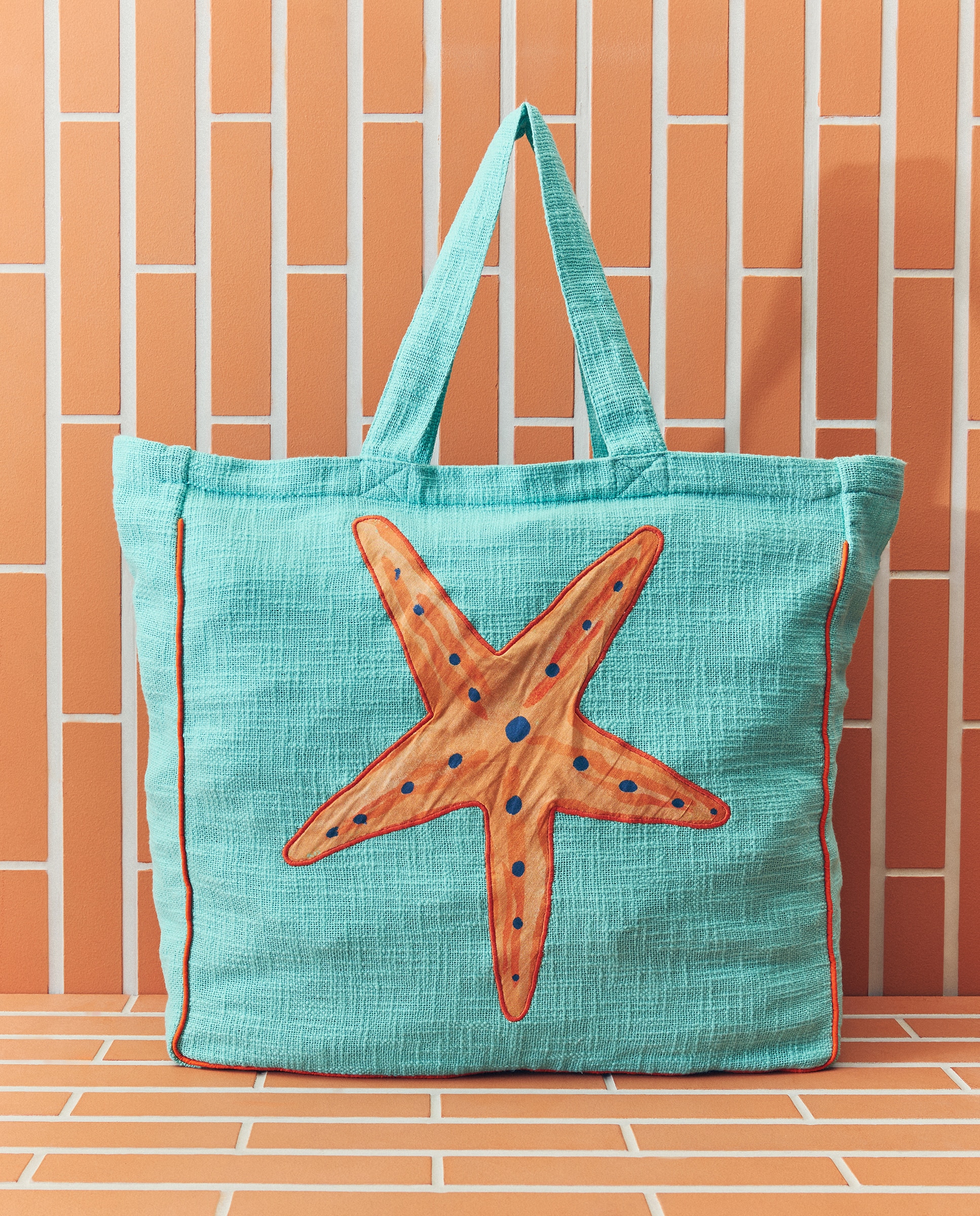 Imagem 0 de Mala Shopper de Praia com Estampado