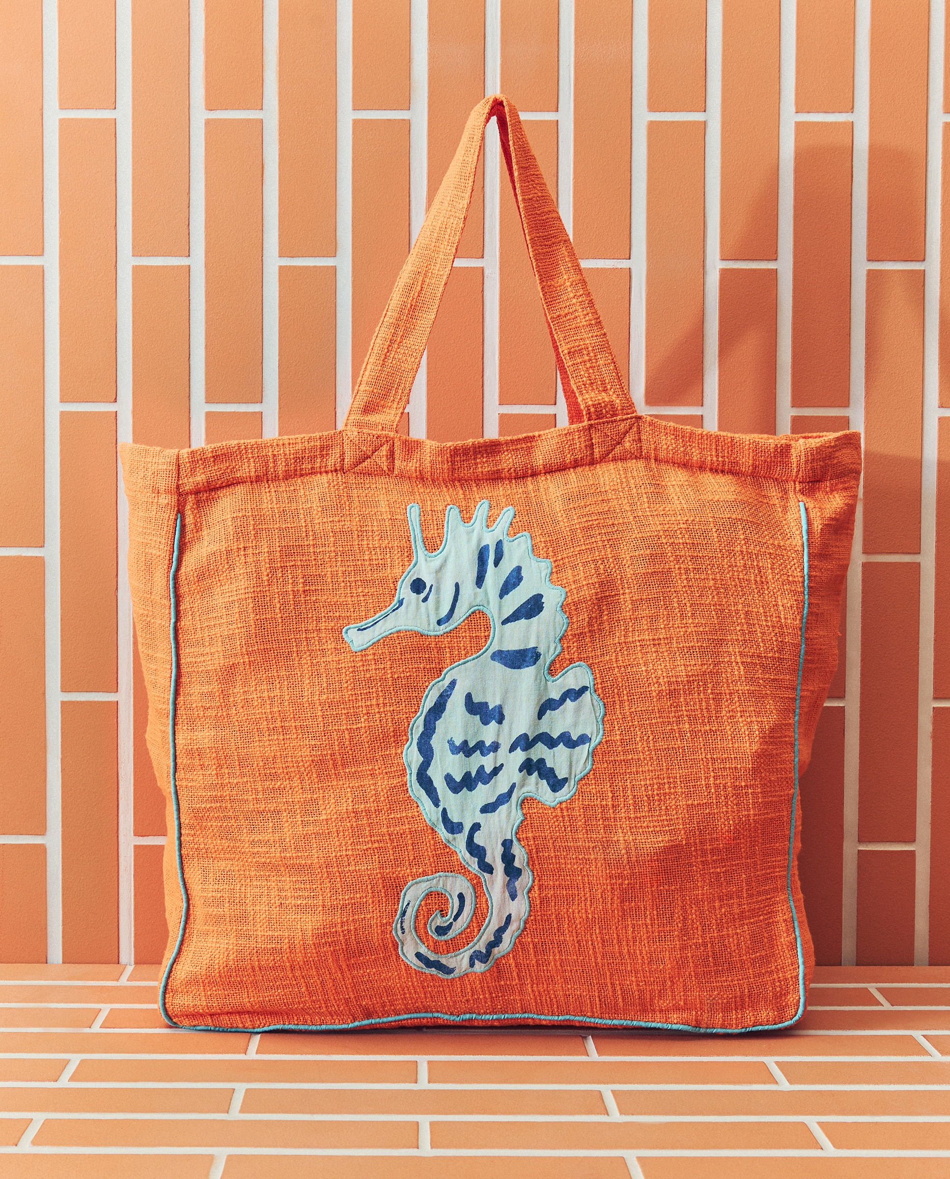Imagem 0 de Mala Shopper de Praia com Estampado