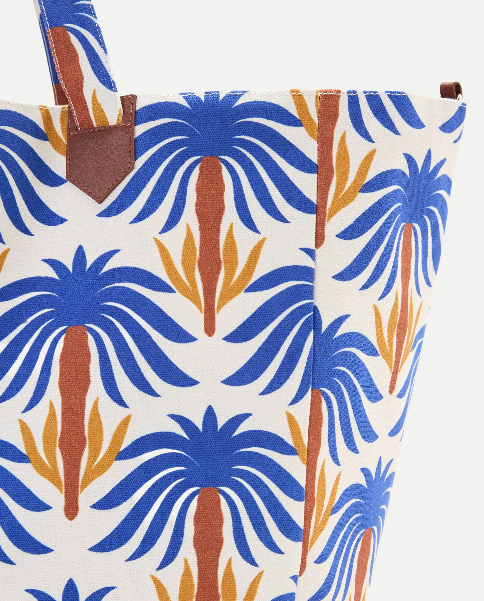 Mala com Estampado Tropical 440 Azulão-4