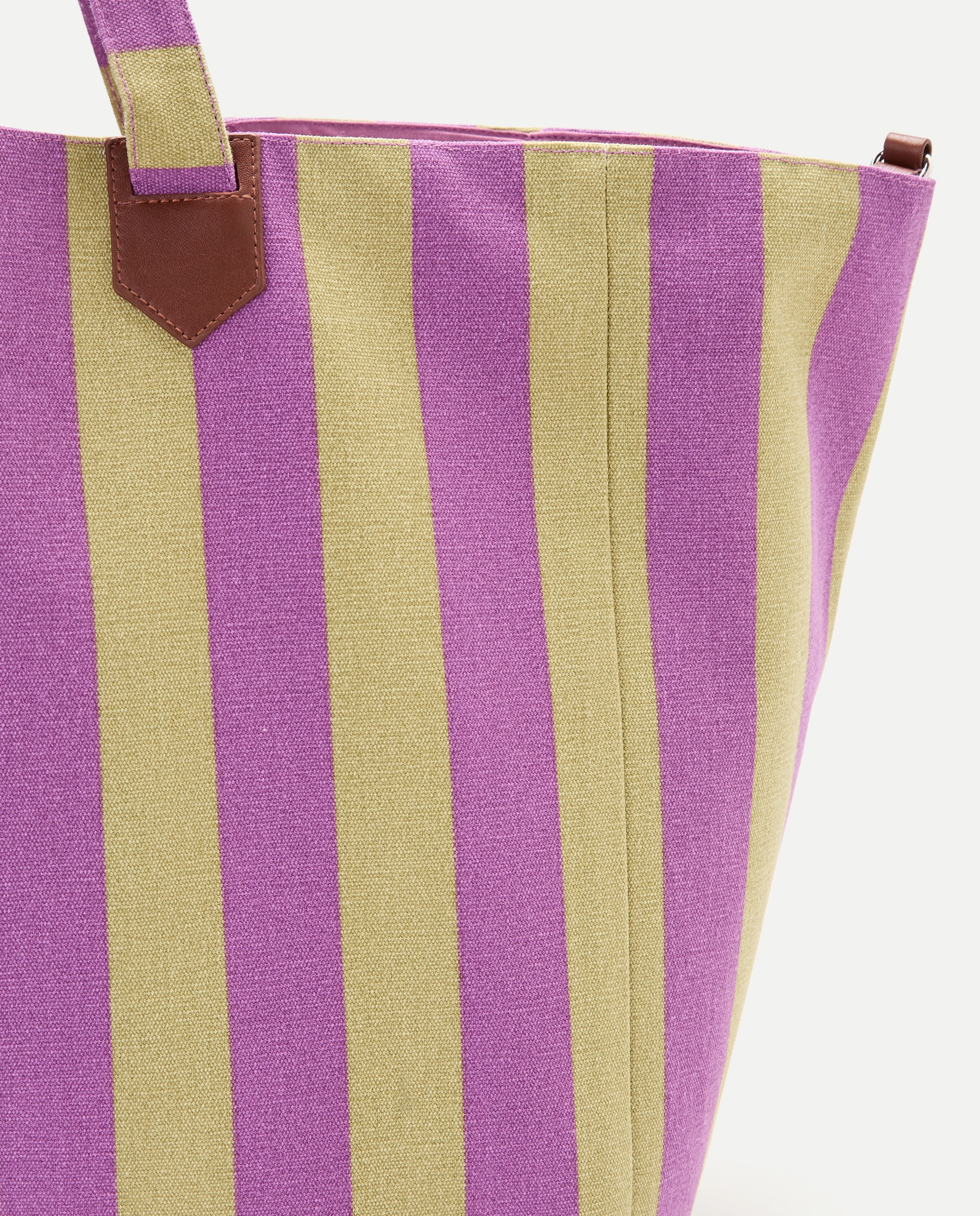 Mala com Estampado Tropical Roxo-4