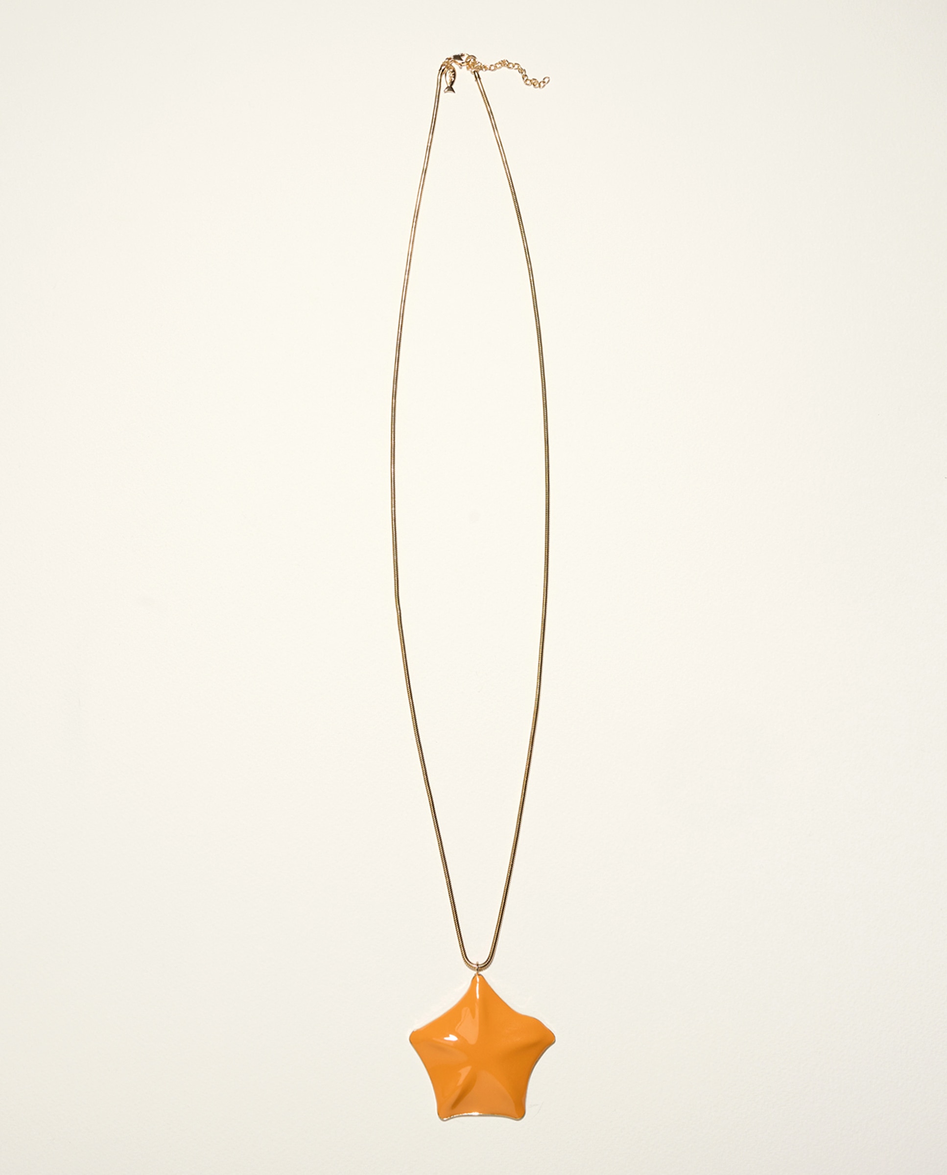 Colar com Adorno de Estrela 660 Laranja-2