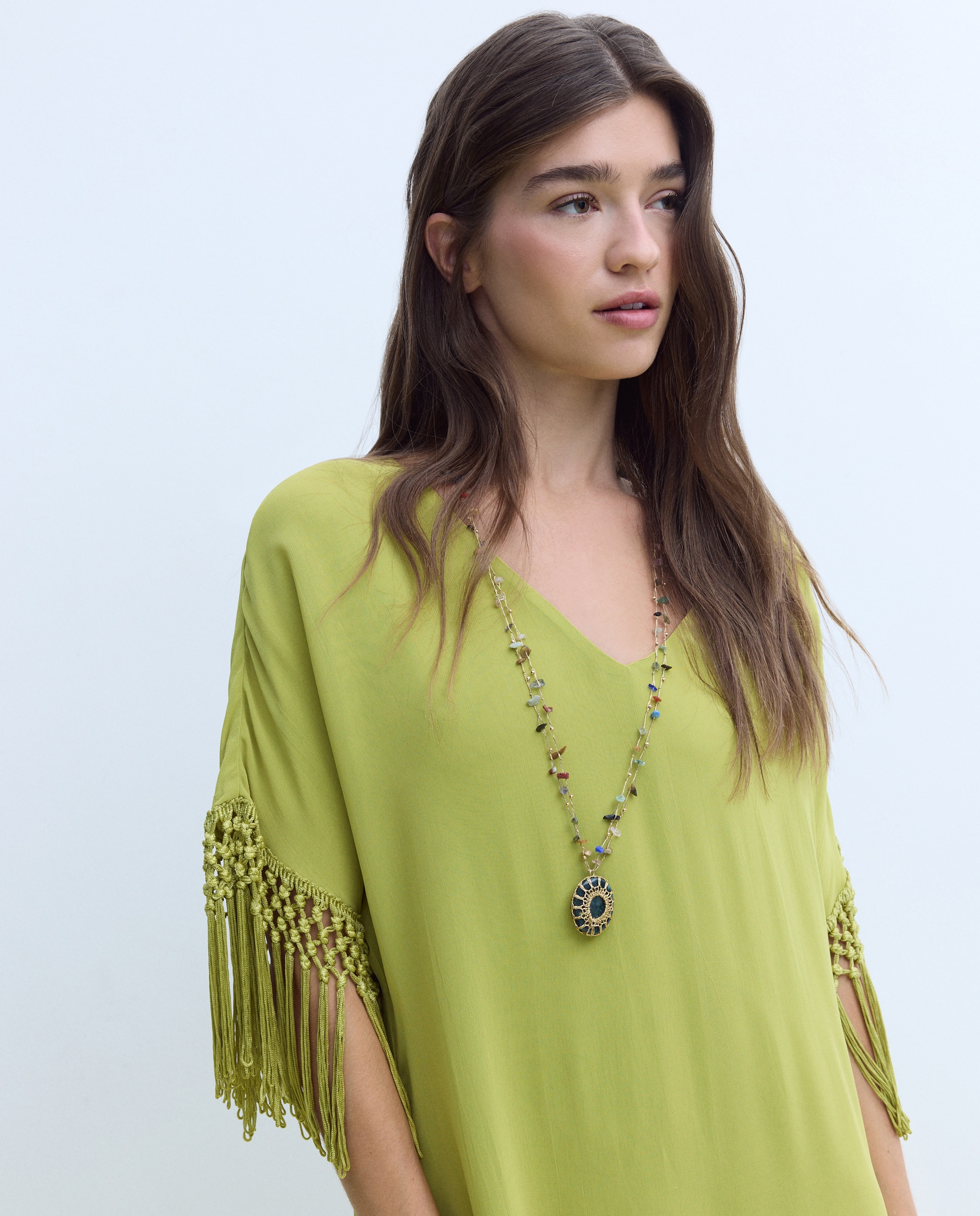 Collar detalle piedra - Stella Rittwagen - 530 Verde oscuro 530 Verde oscuro-3