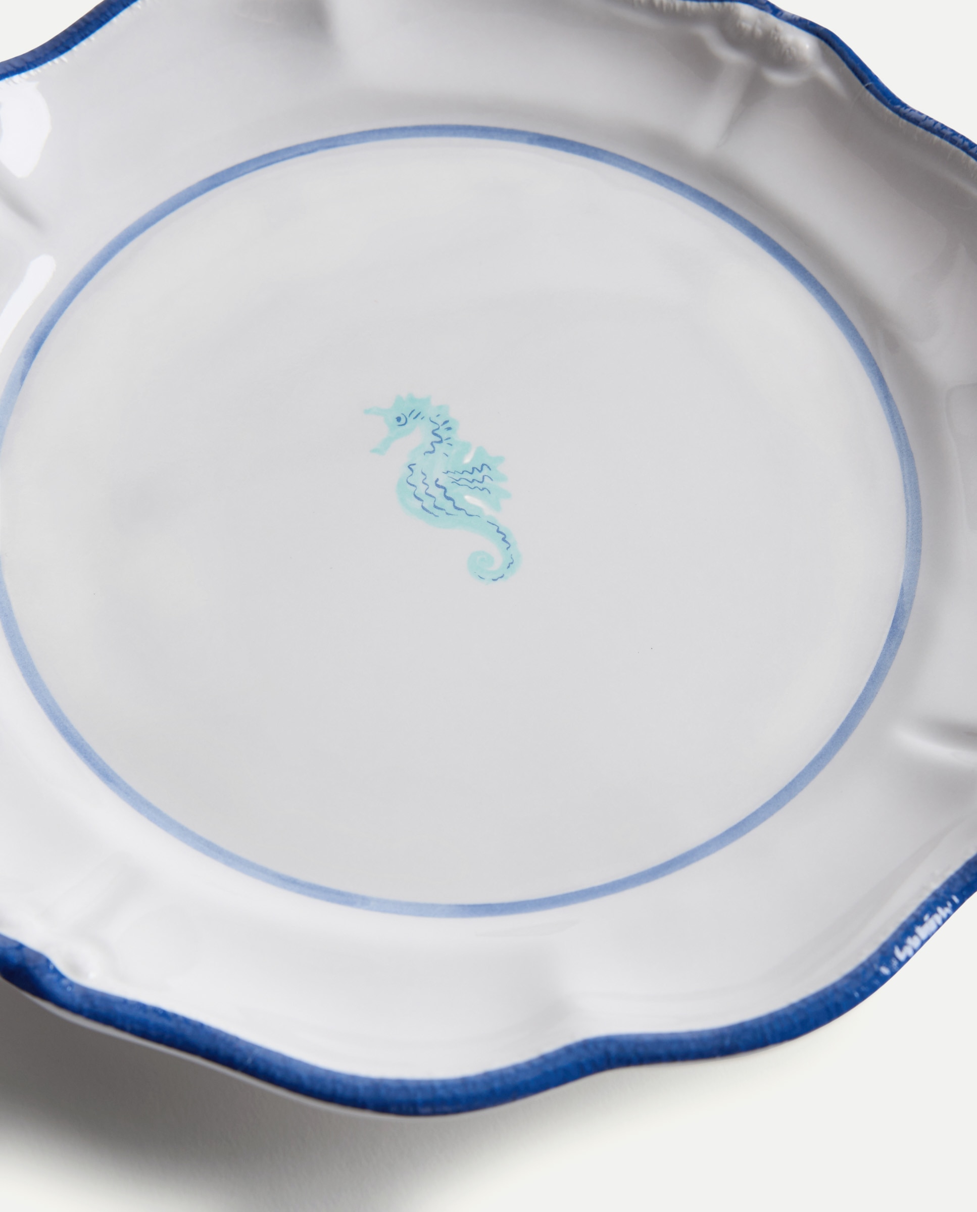Plato de postre seahorse Crudo Crudo-4