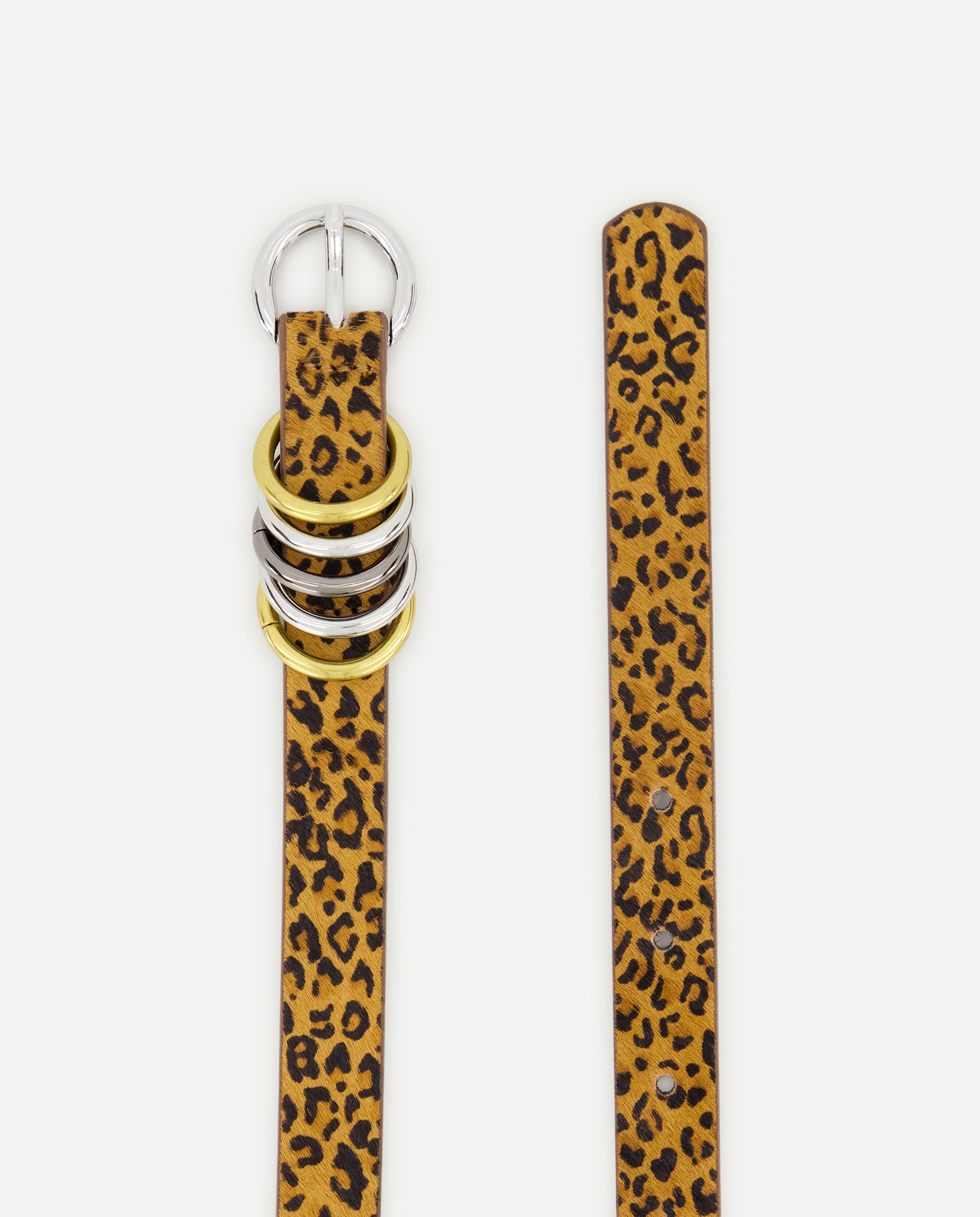 Cinto com Animal Print Castanho-2