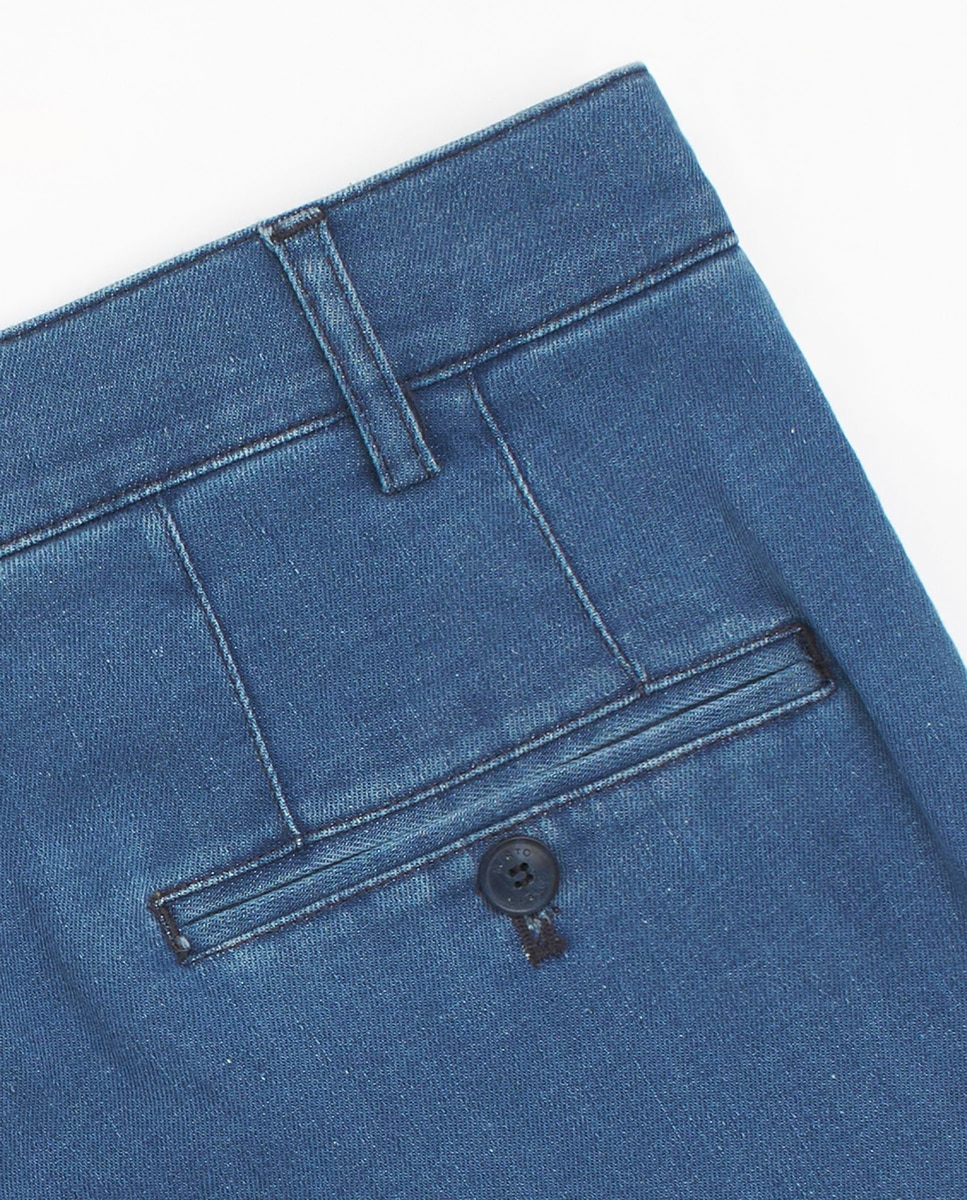Jeans Straight Chino Escuras Azul-índigo-6