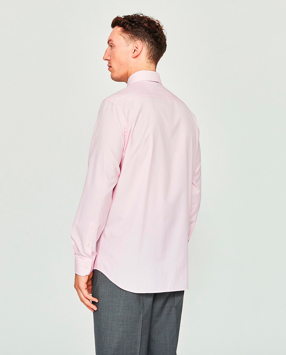 Camisa tervilor sir fil a fil facil plancha - Mirto - Rosa Rosa-2