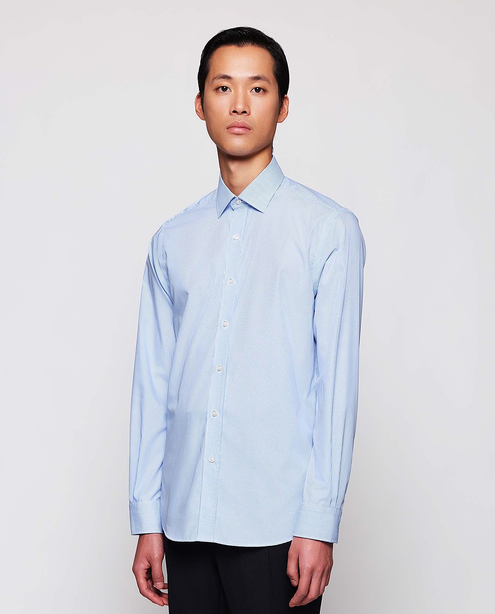 Imagen 0 de Camisa de hombre regular non iron de algodón Crudo
