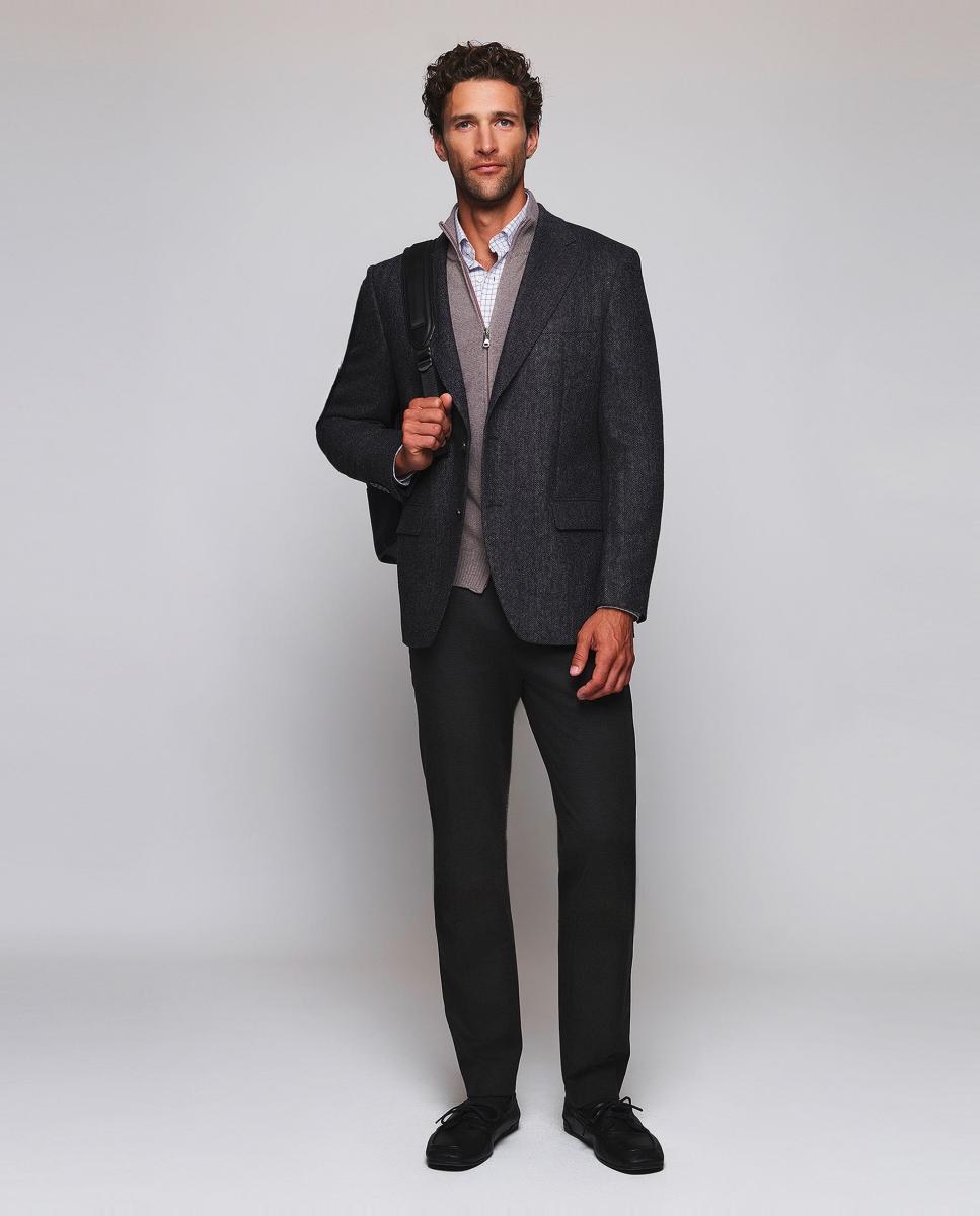 Camisa casual de hombre manga larga cuadros - Mirto - Marrón Marrón-5