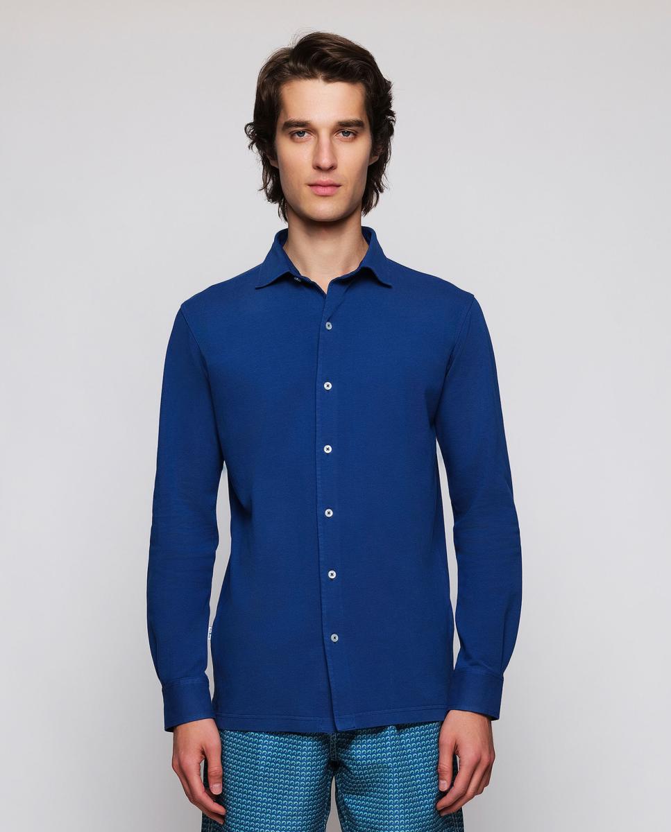 Imagem 0 de Camisa de Malha de Algodão sem Bolso