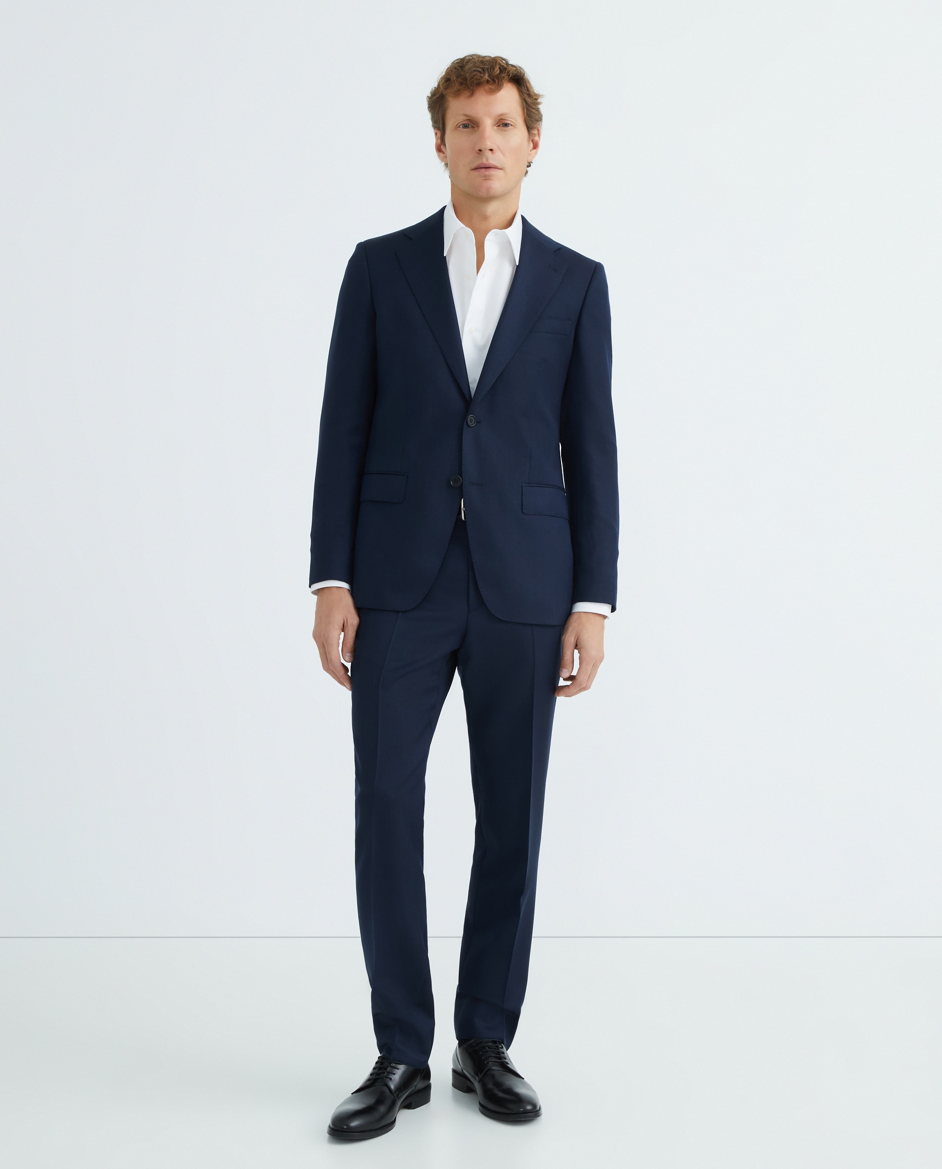 Imagem 0 de Fato Regular Fit com Olho-de-Perdiz