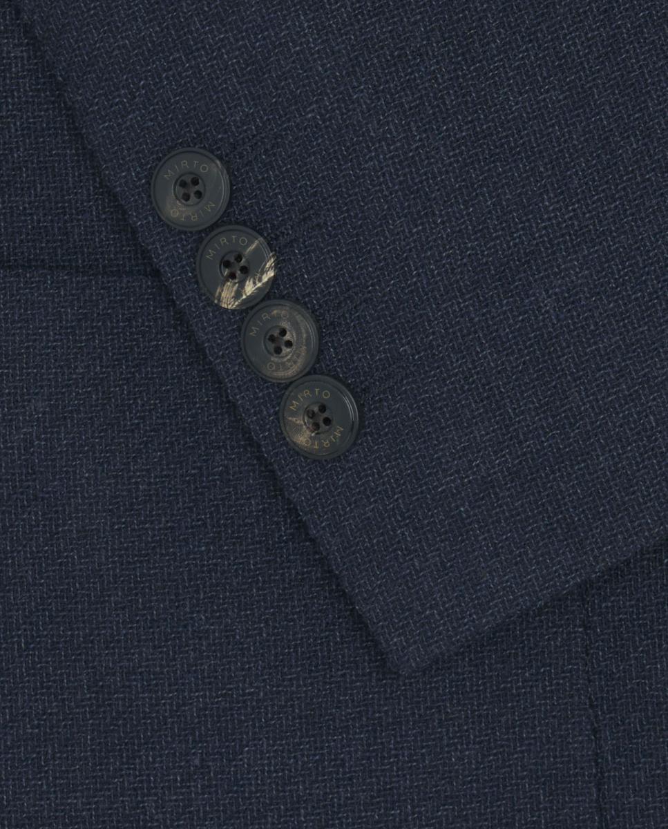 Casaco Regular Fit com Malha Azul-marinho-3