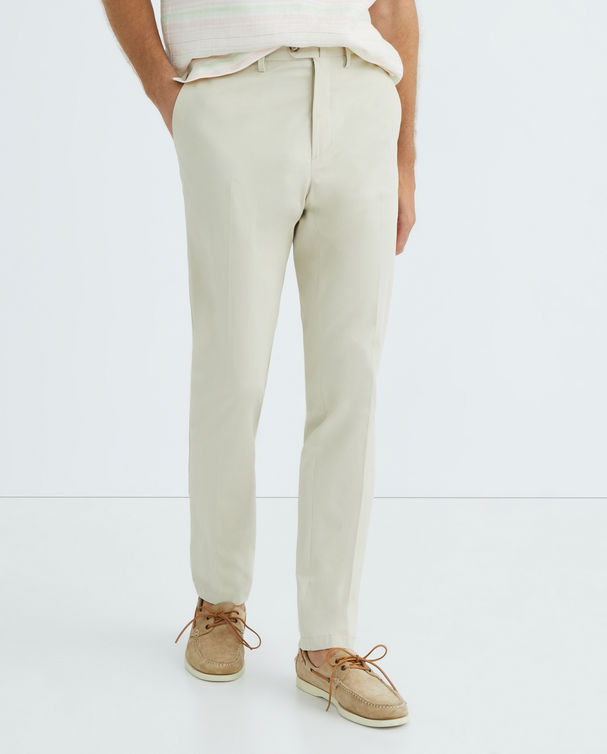 Pantalón hombre vestir regular fit mezcla lana poliéster liso azul marino - Mirto - Piedra Piedra-2