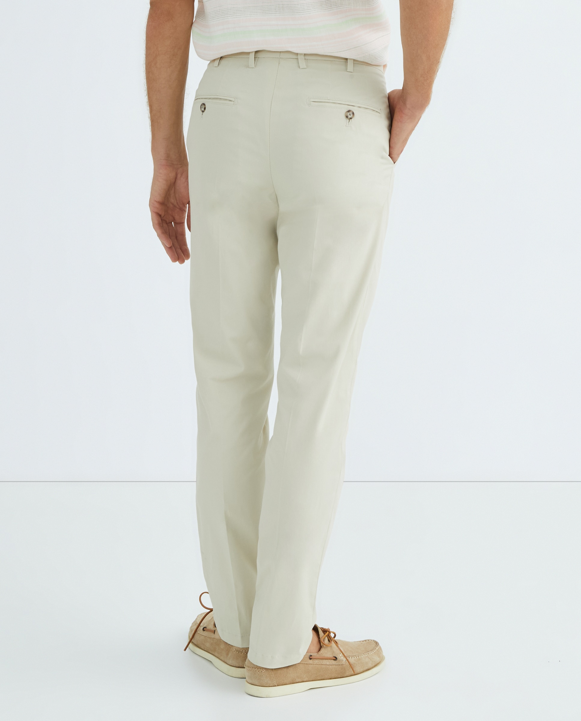 Pantalón hombre vestir regular fit mezcla lana poliéster liso azul marino - Mirto - Piedra Piedra-3